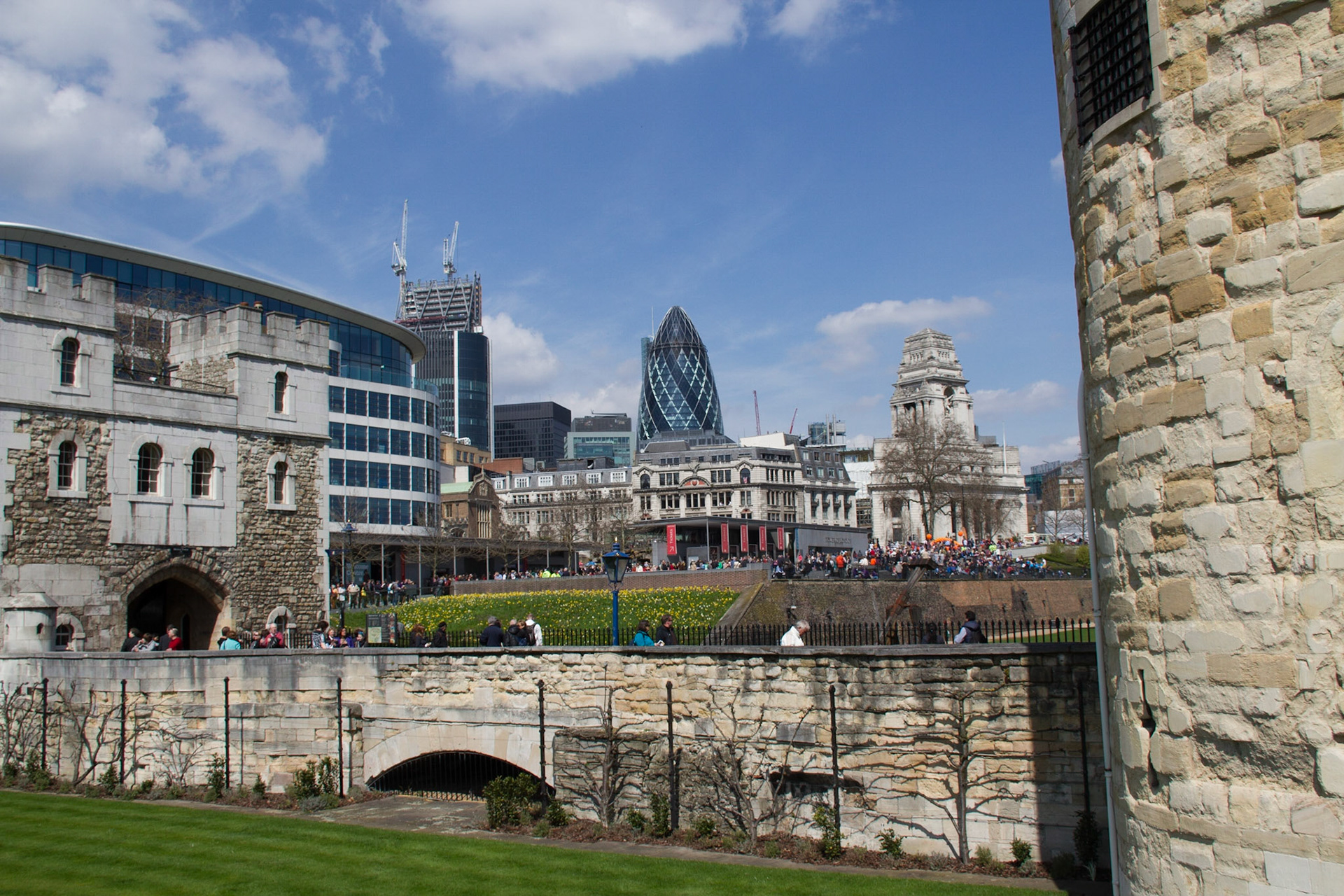 The Gherkin, from Tower of London