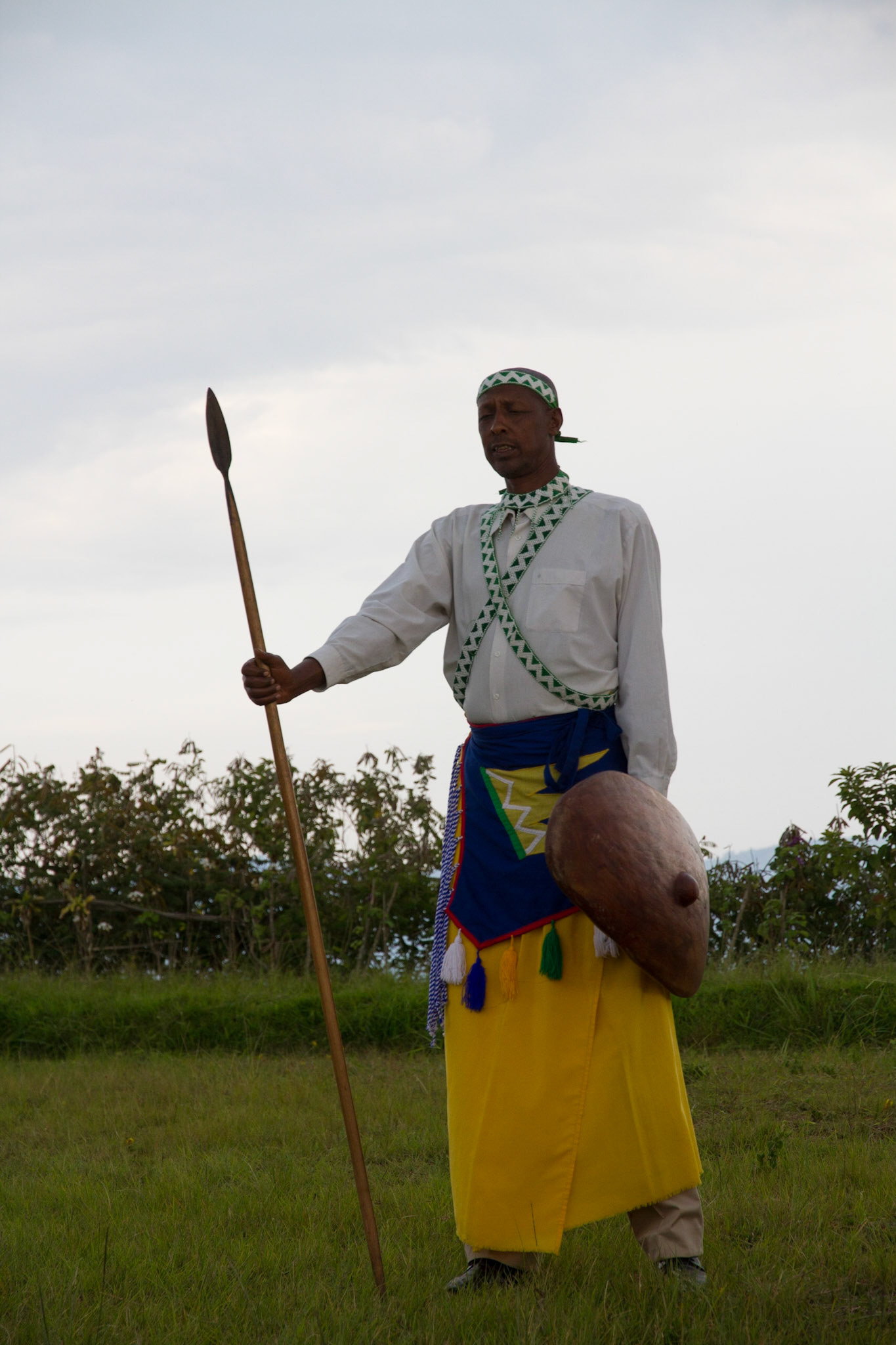 Intore dance group at the lodge