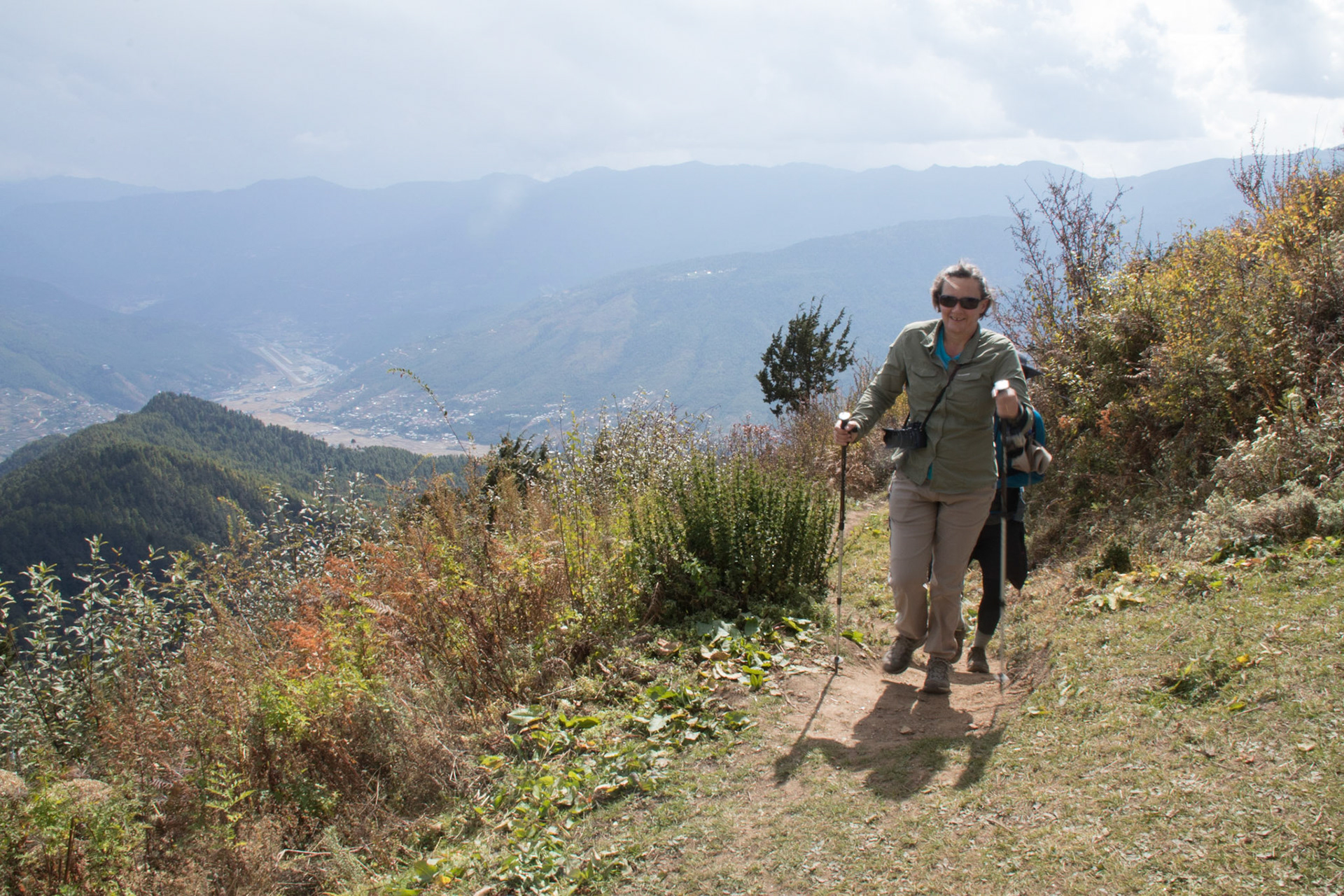 Sue on the Bumdra trek