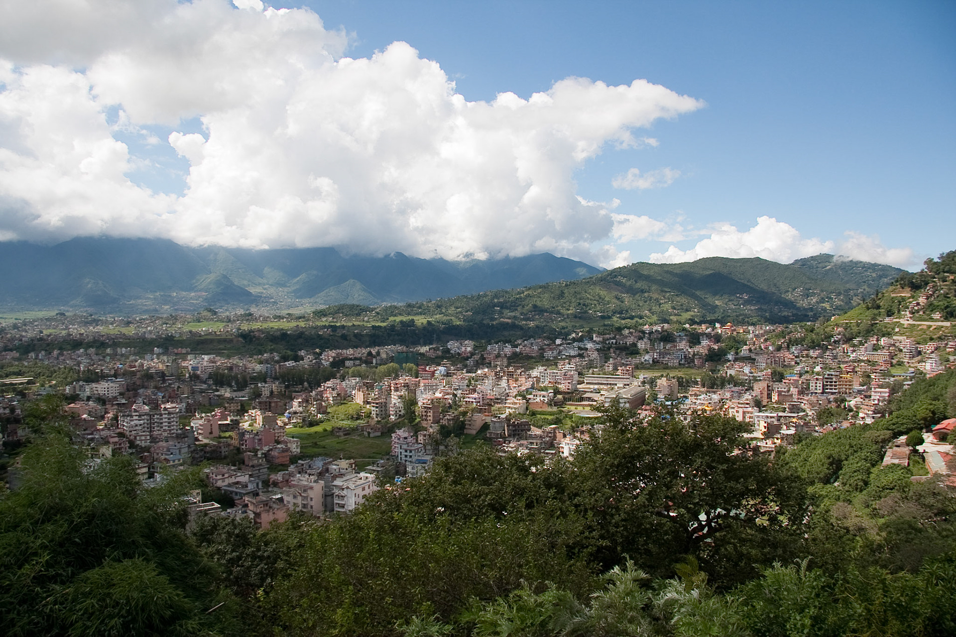 Kathmandu Valley from Swayambhunath Stupa