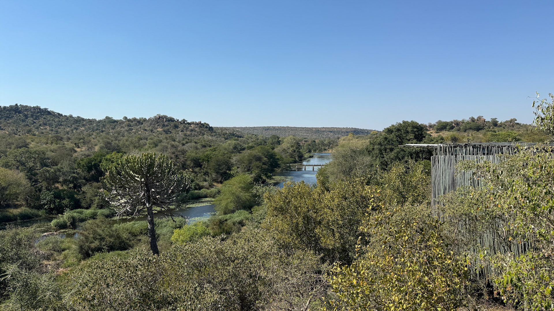 View of the N’wanetsi river from Lebombo