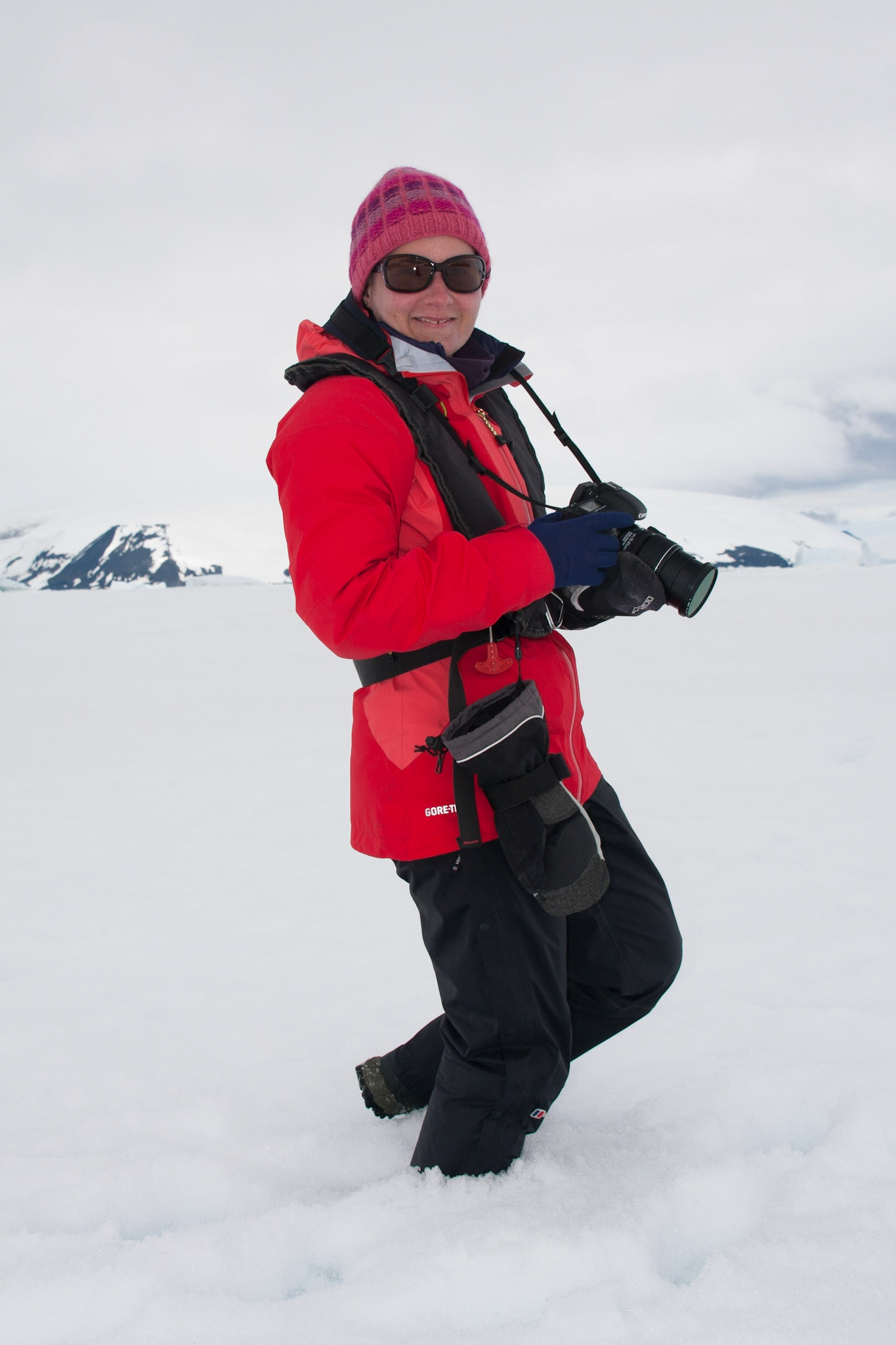 Sue on the sea ice