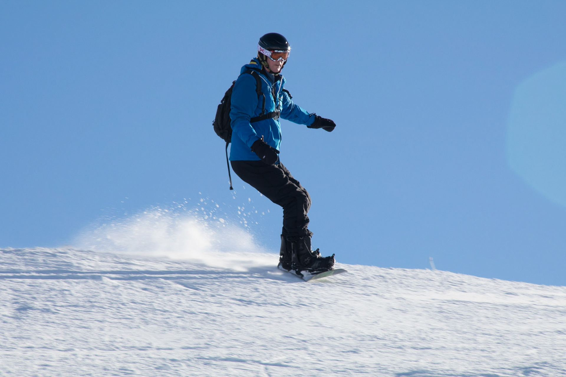Bruce boarding