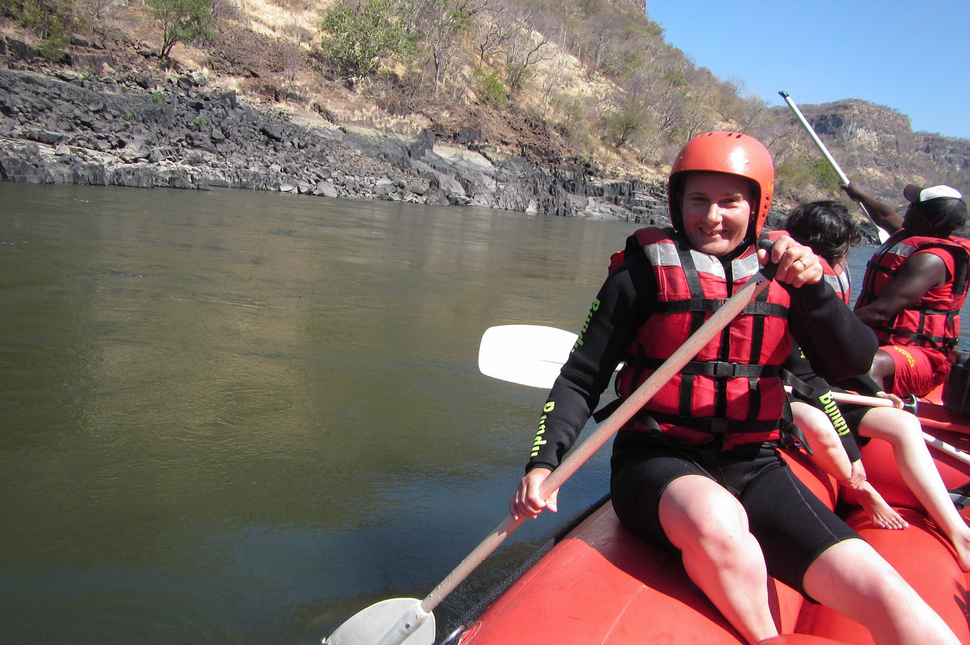 Rafting on the Zambezi