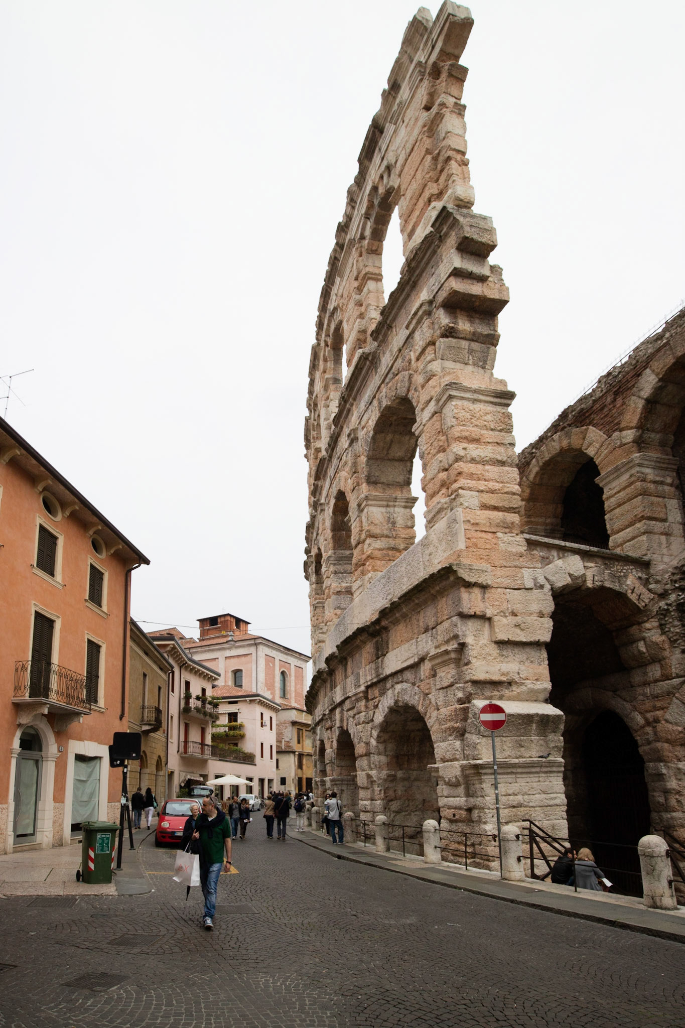 Surviving part of Arena's outer wall