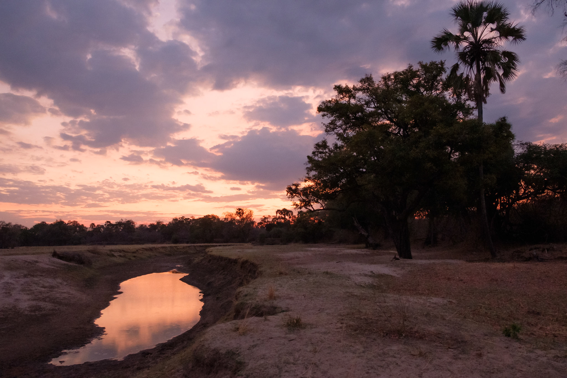 Sundowner location for our last night at Kuyenda