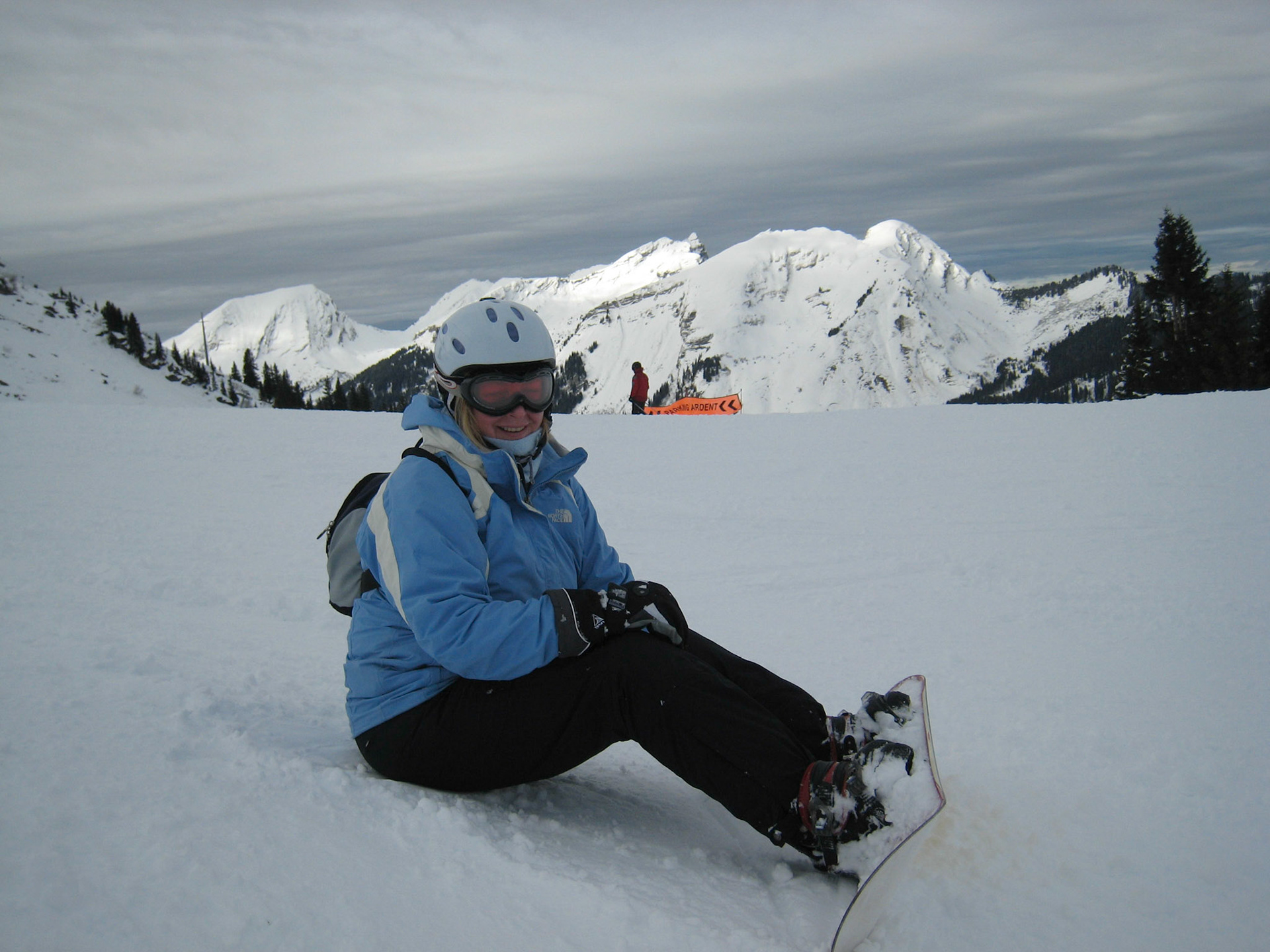 Caro and view, Les Lindarets