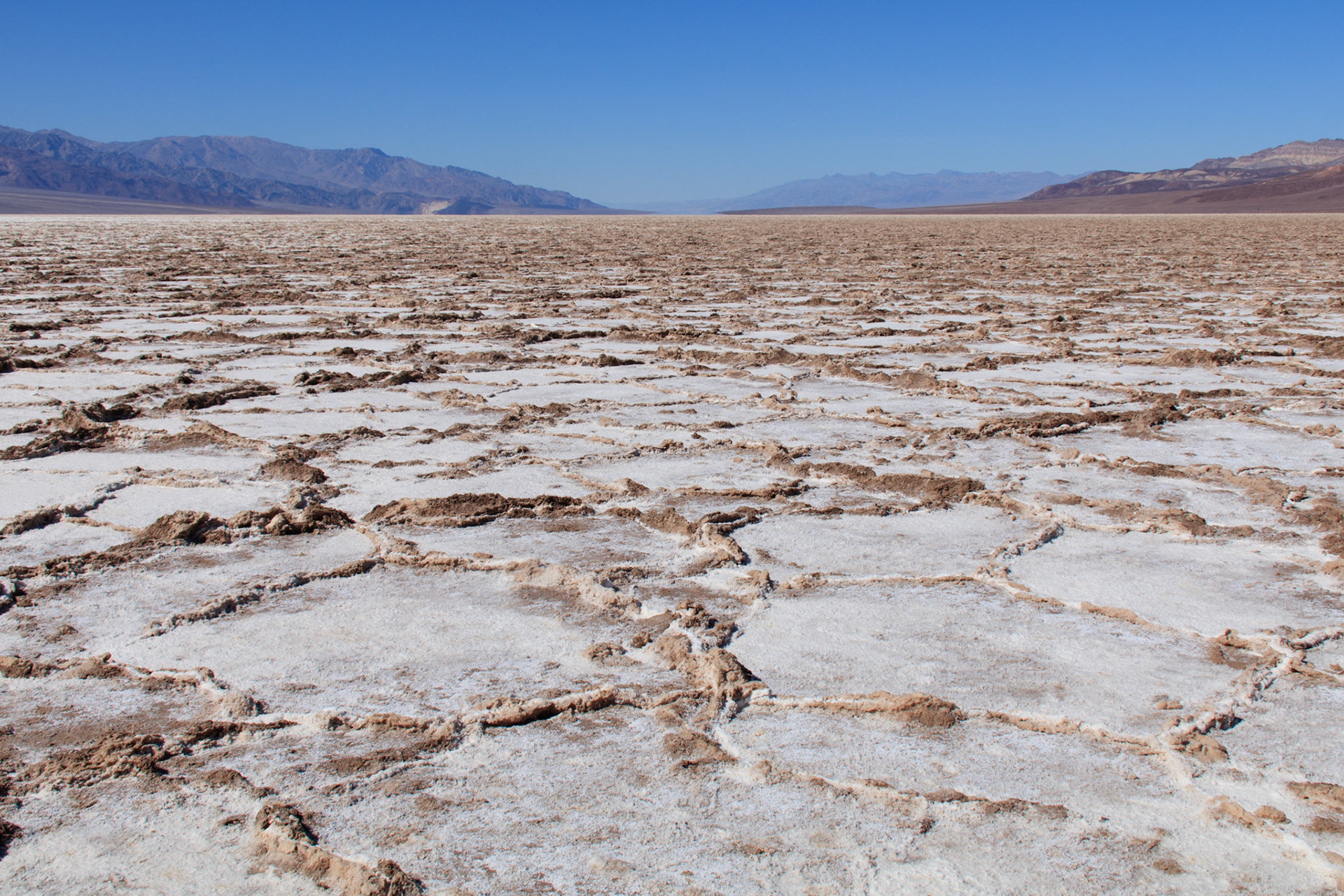 Salt flats, Badwater Basin