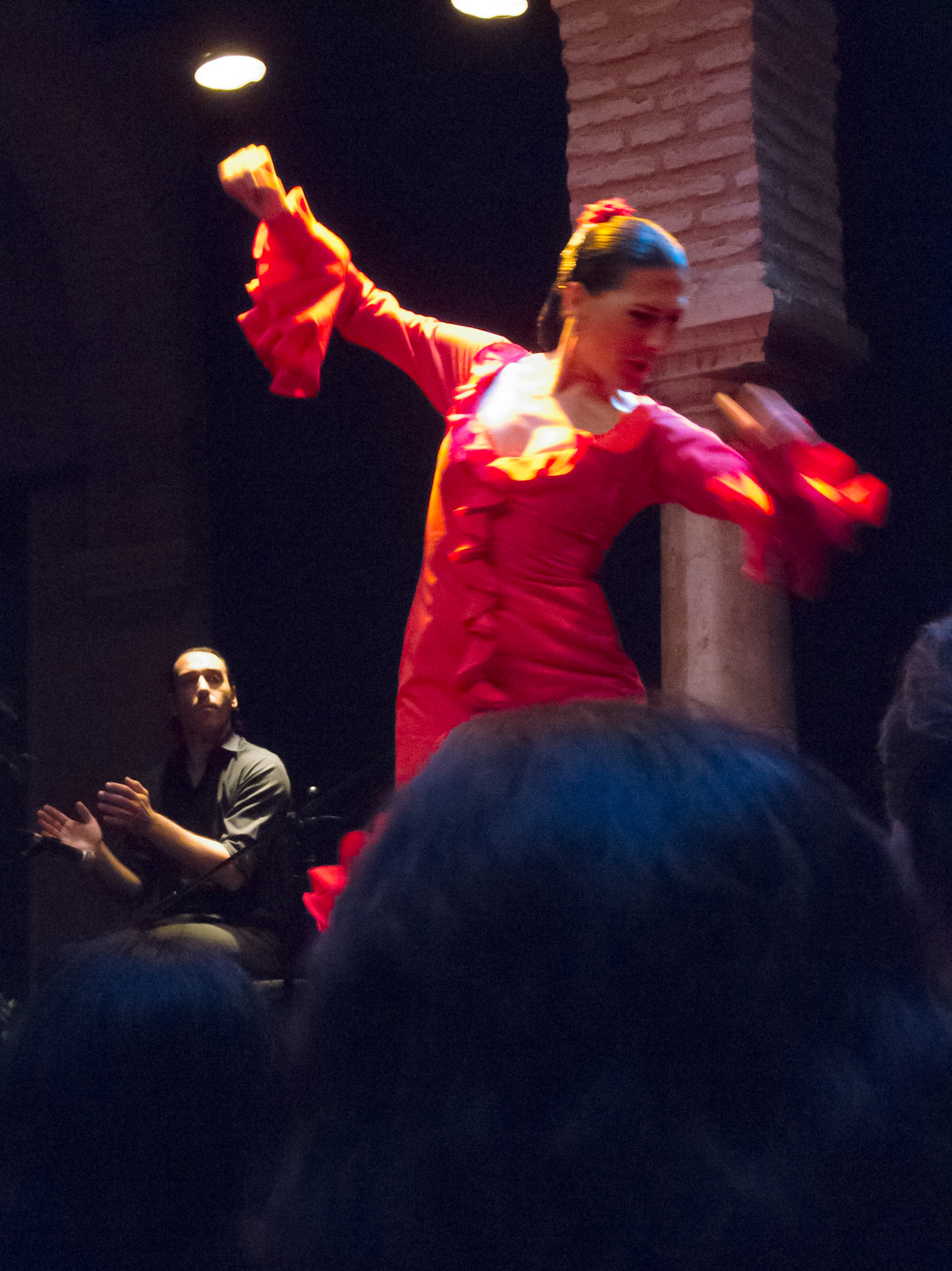 Flamenco dancing
