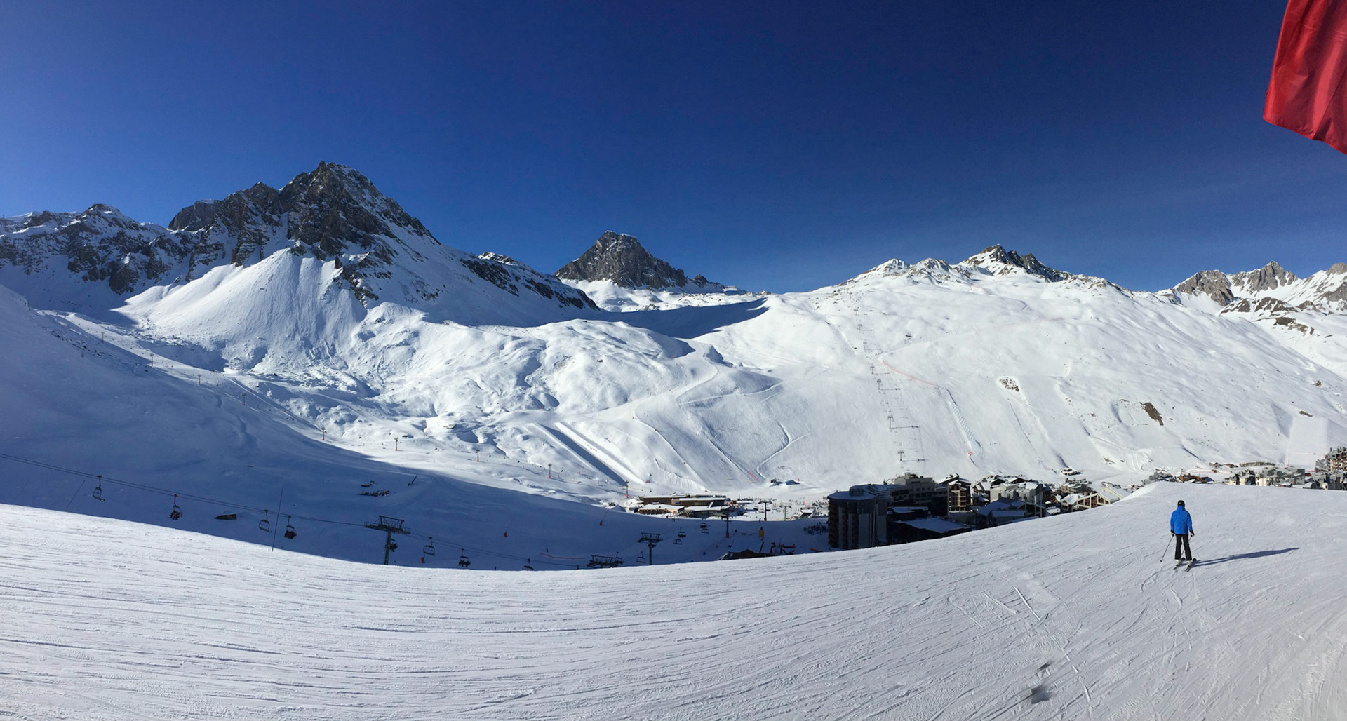 Panorama above Val Claret