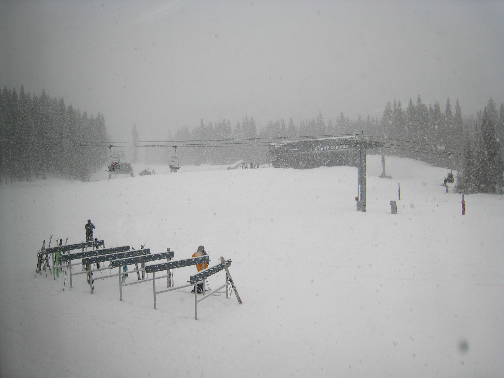 Snowstorm - from Cafe Suzanne