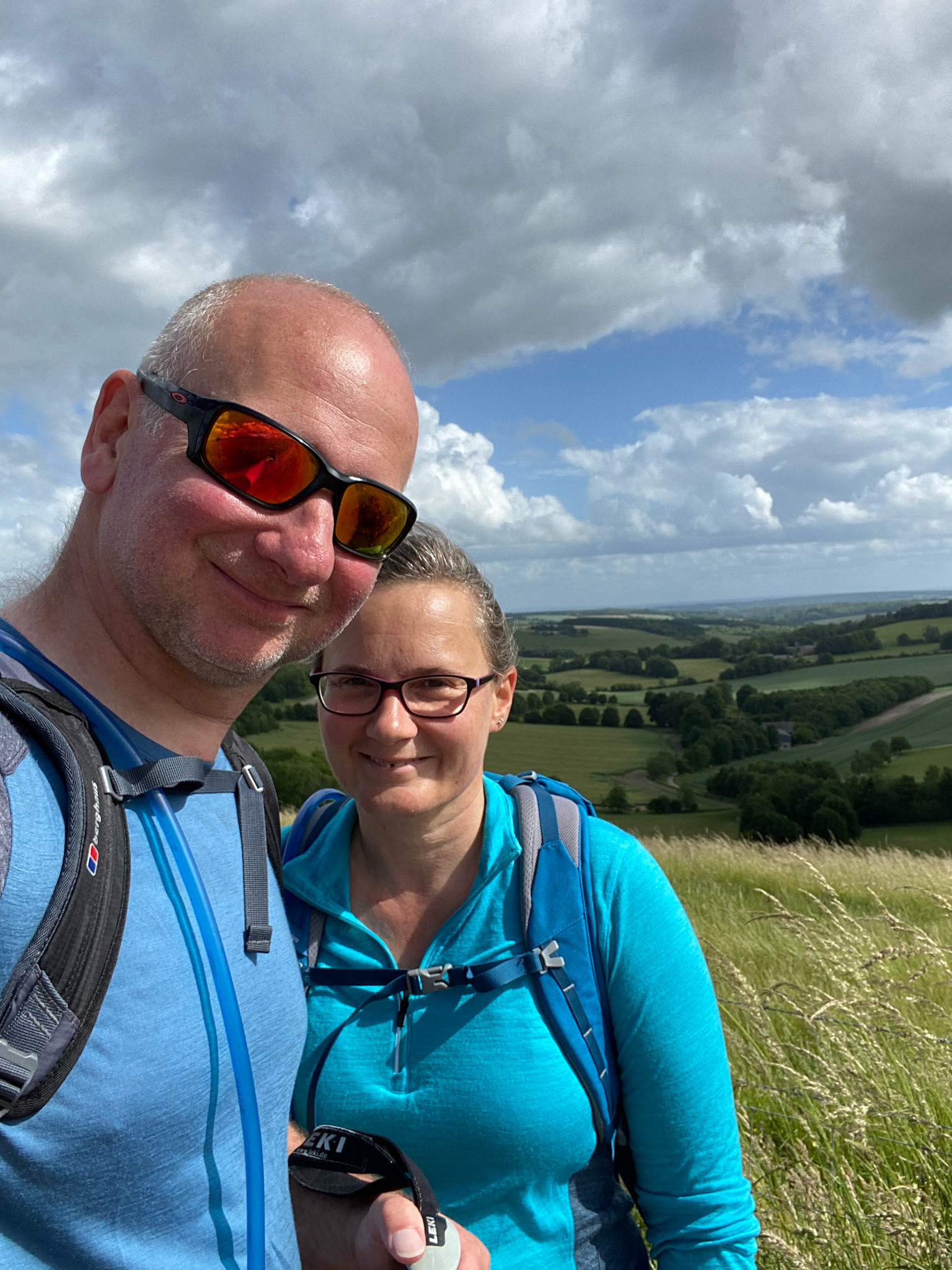 At Inkpen Hill, the start of the Test Way
