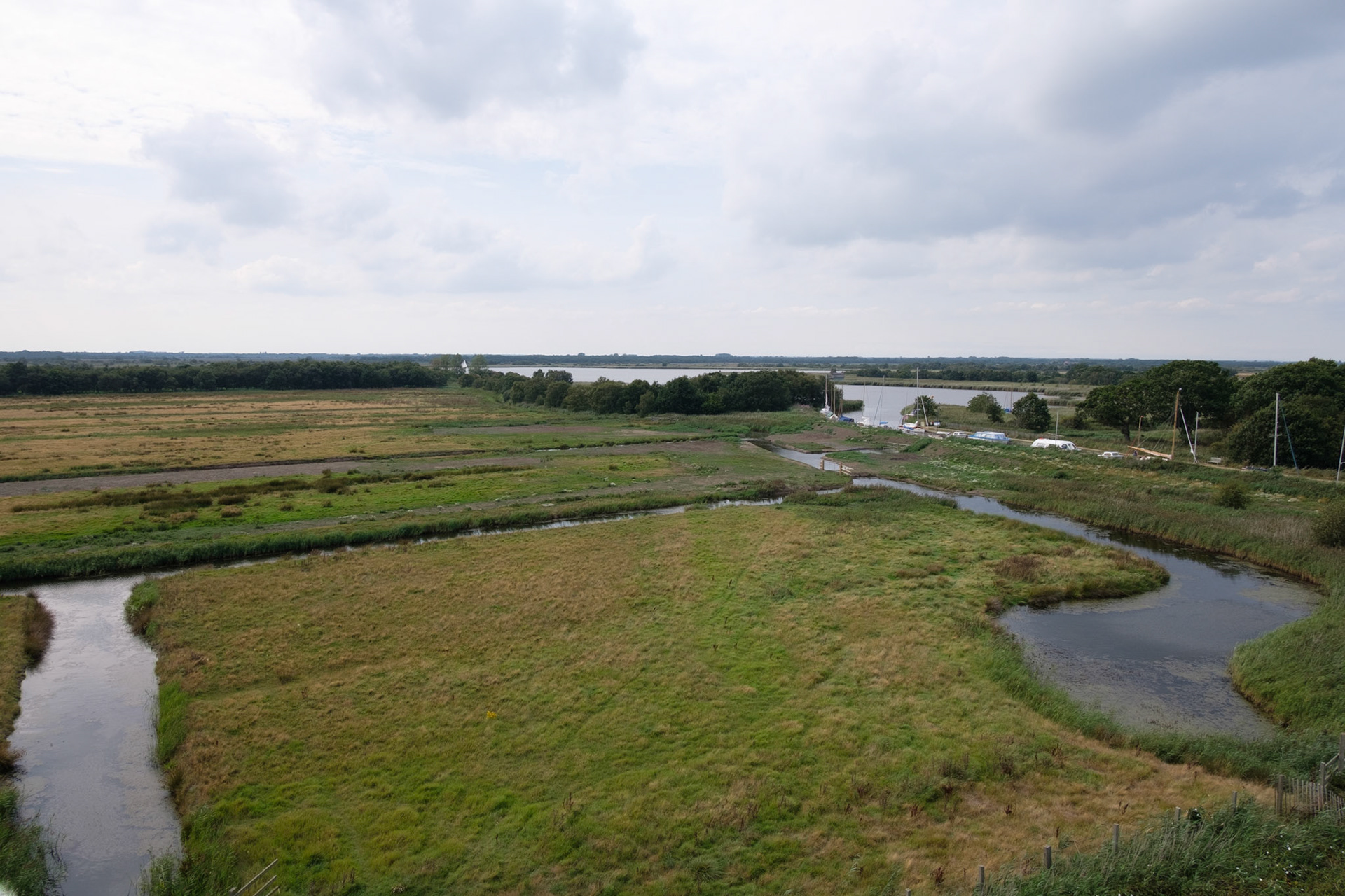View from top Horsey Drainage Windpump