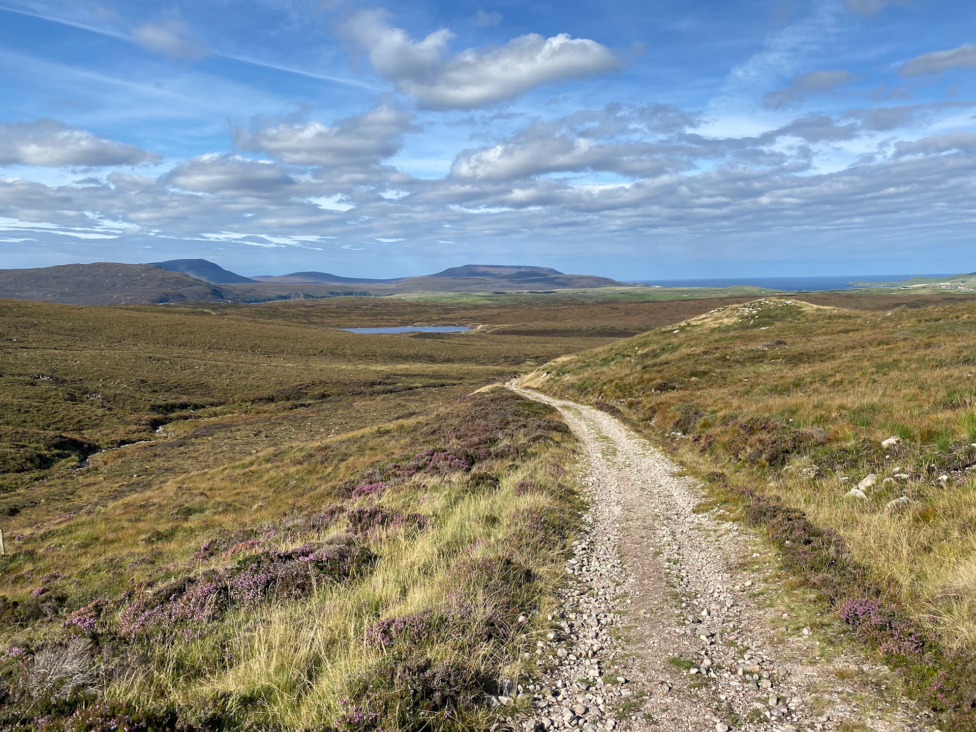 Moorland view near Smoo Cave