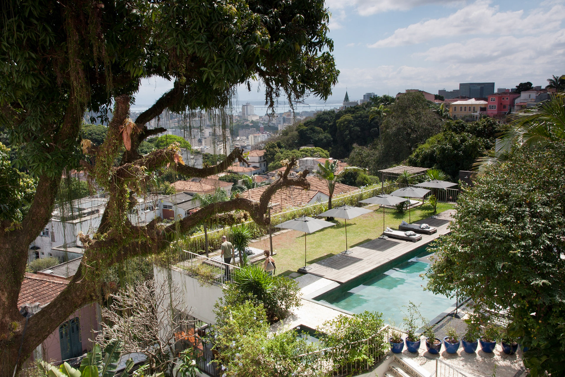 View from room at Hotel Santa Teresa, Rio