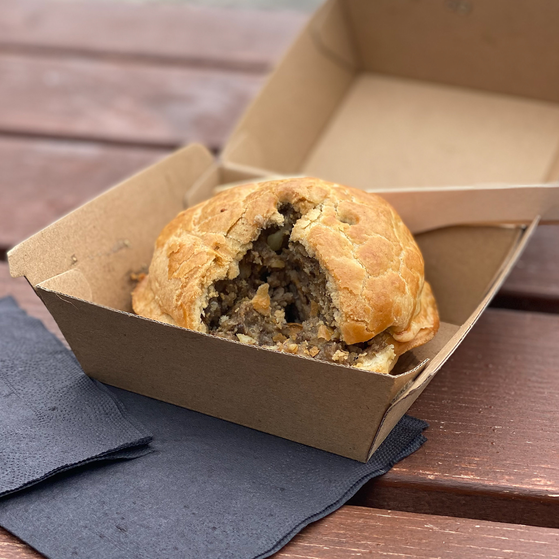 Haggis, neaps and tatties pie at Lochinver Larder