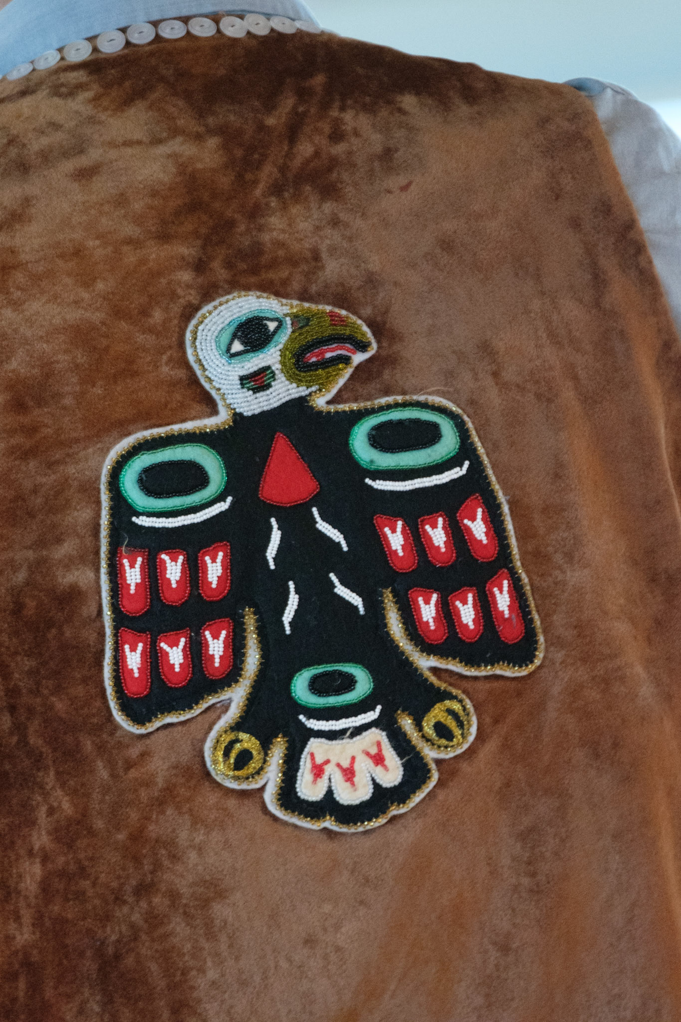 Tlingit eagle clan waistcoat