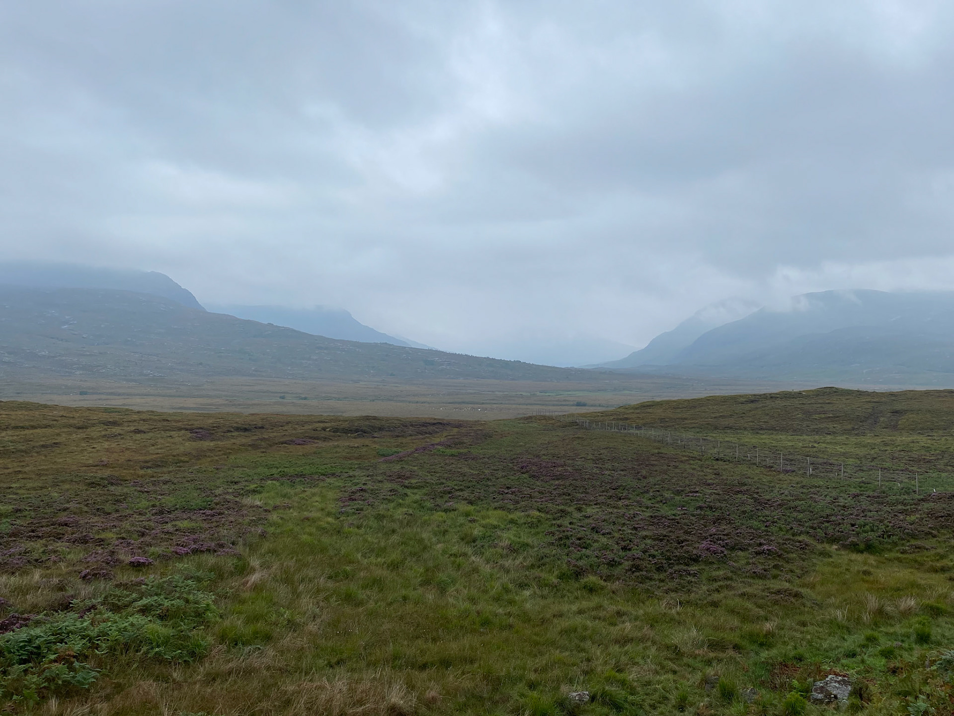 Coigach mountains (Stac Pollaidh partly visible in gap in distance)