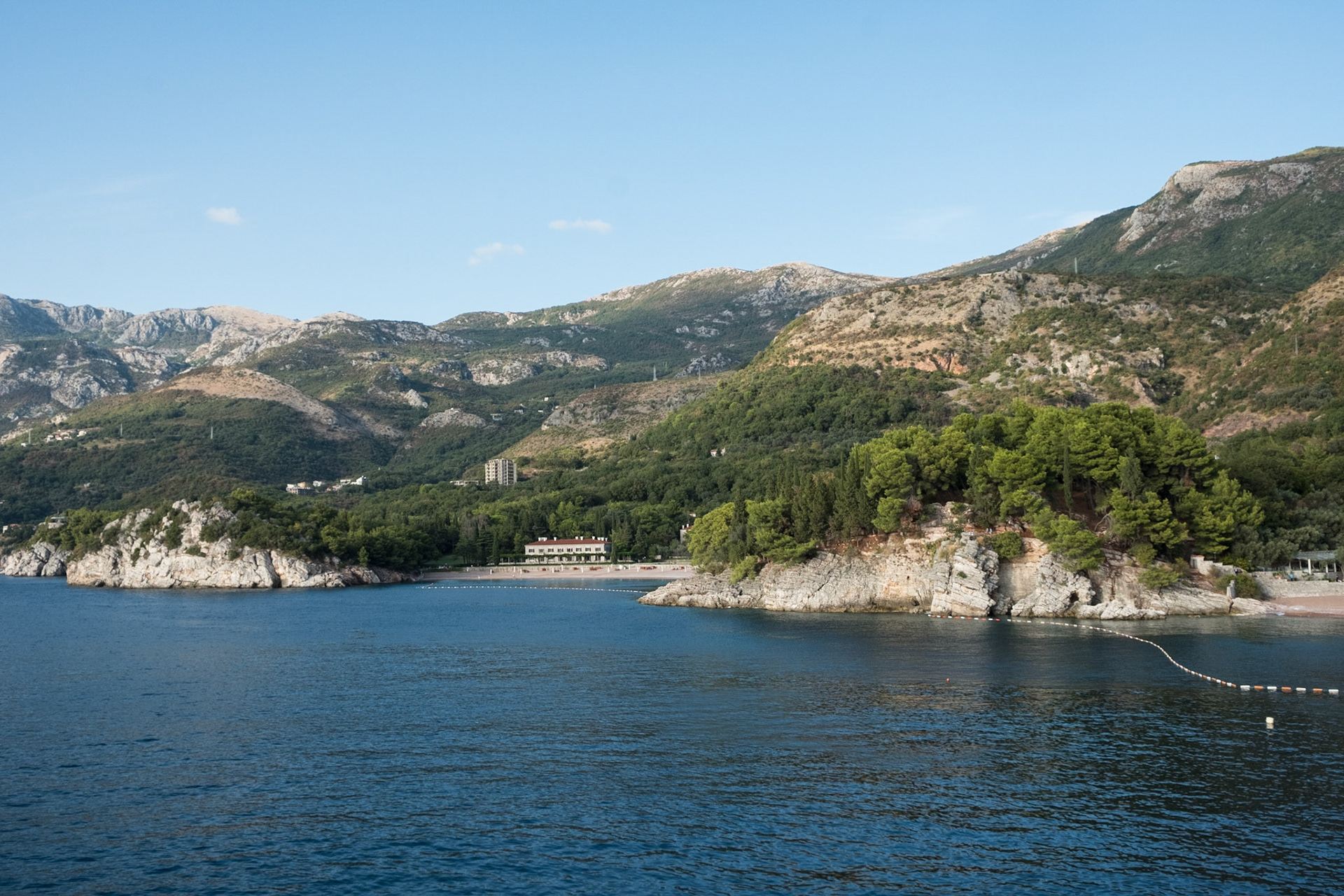 Villa Milocer, from Sveti Stefan