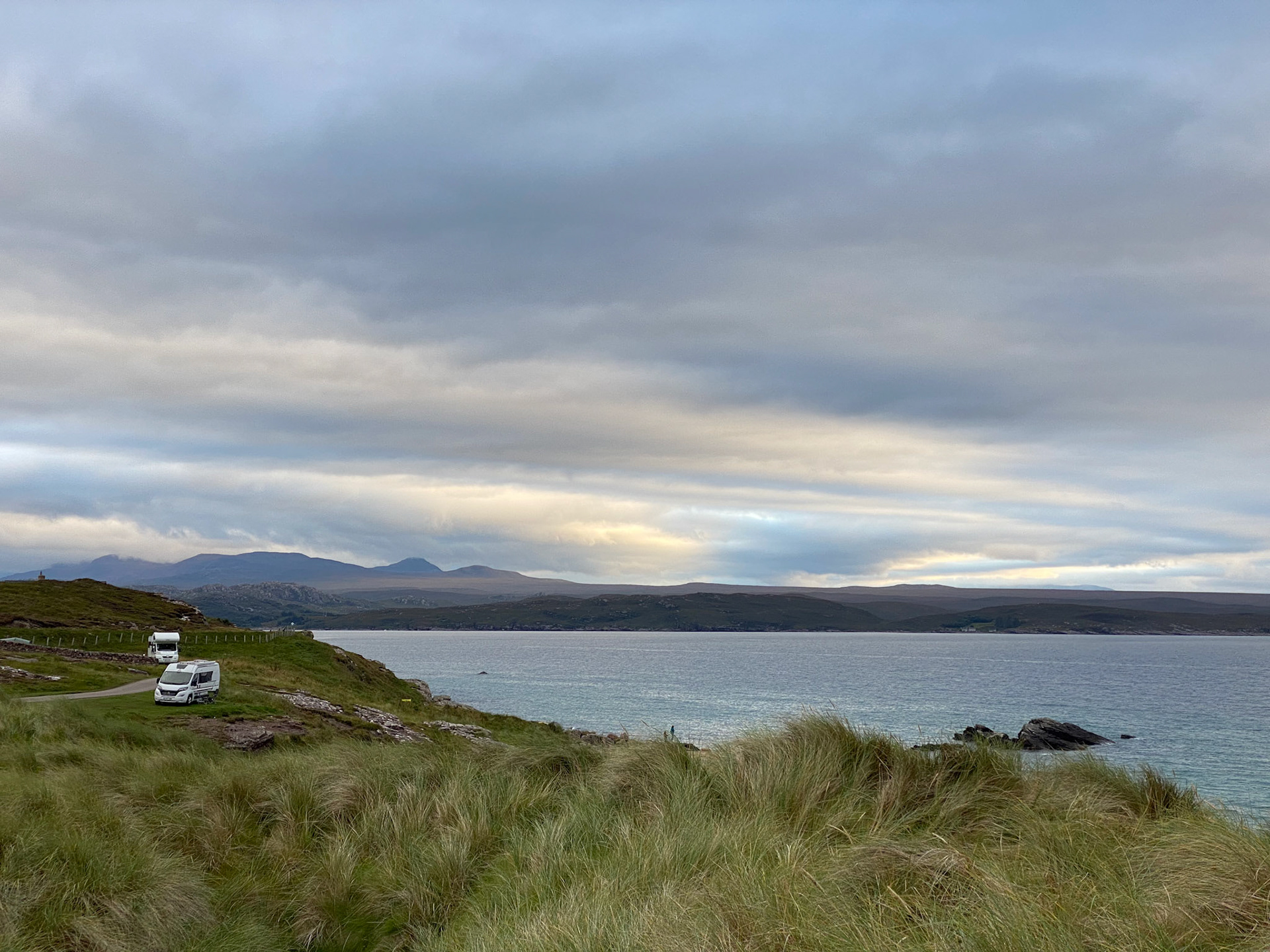 View from Sands campsite, Gairloch