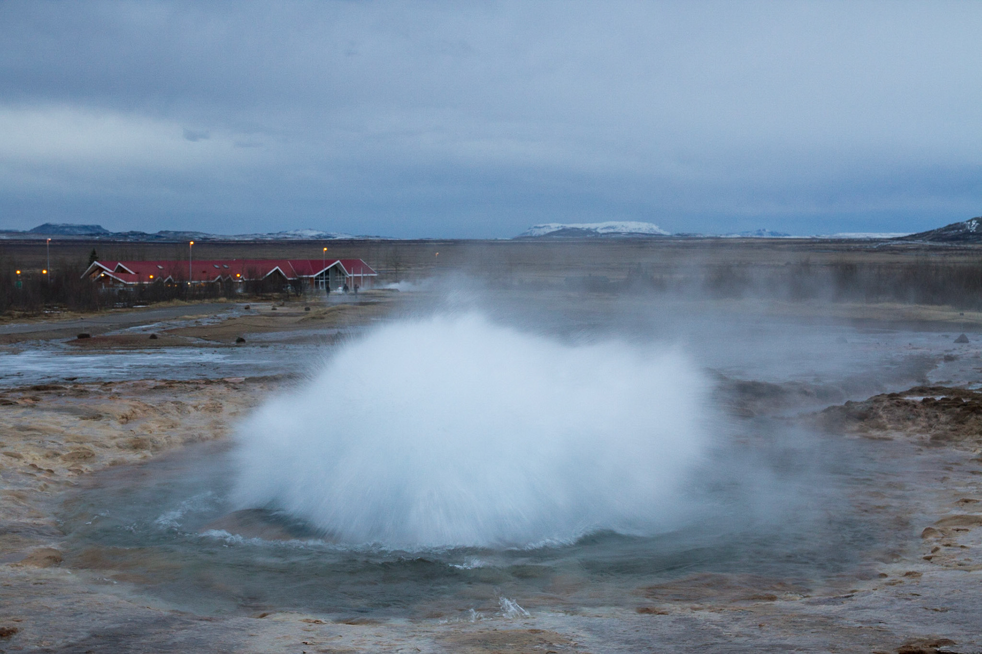 Strokkur erupting