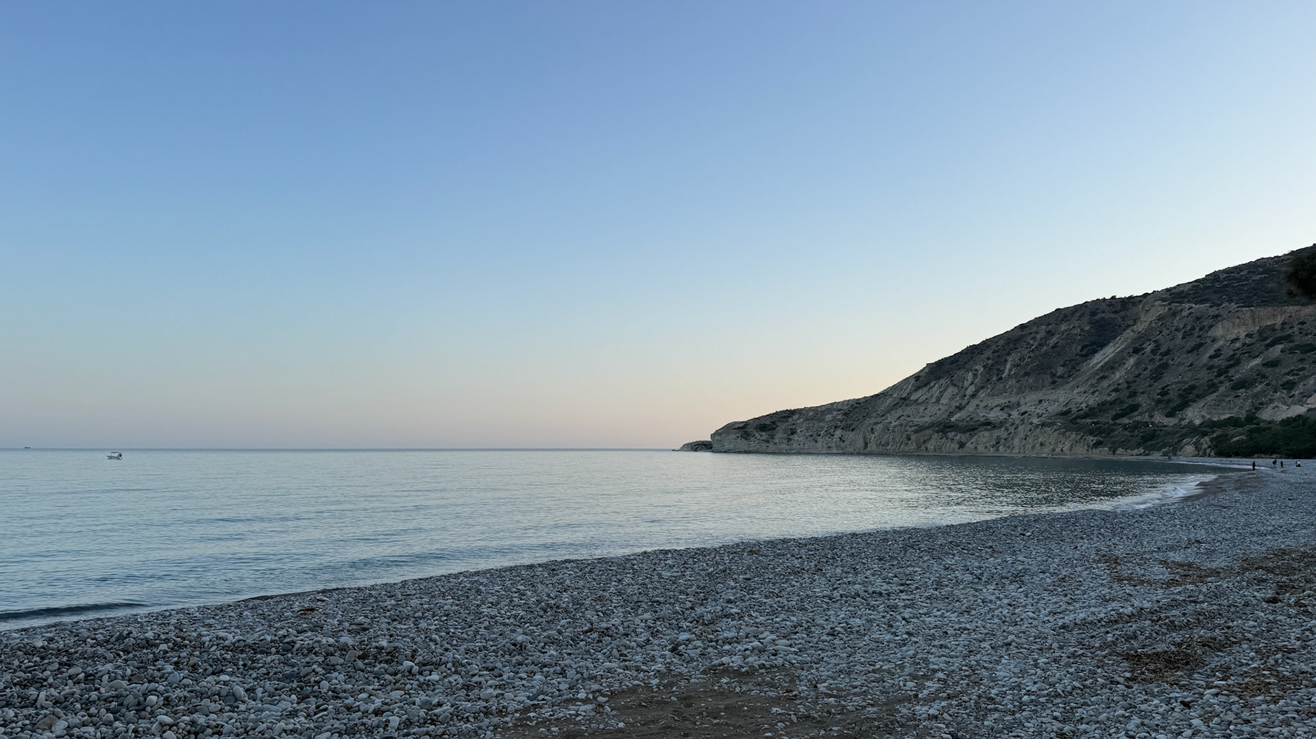Pissouri Bay at sunset