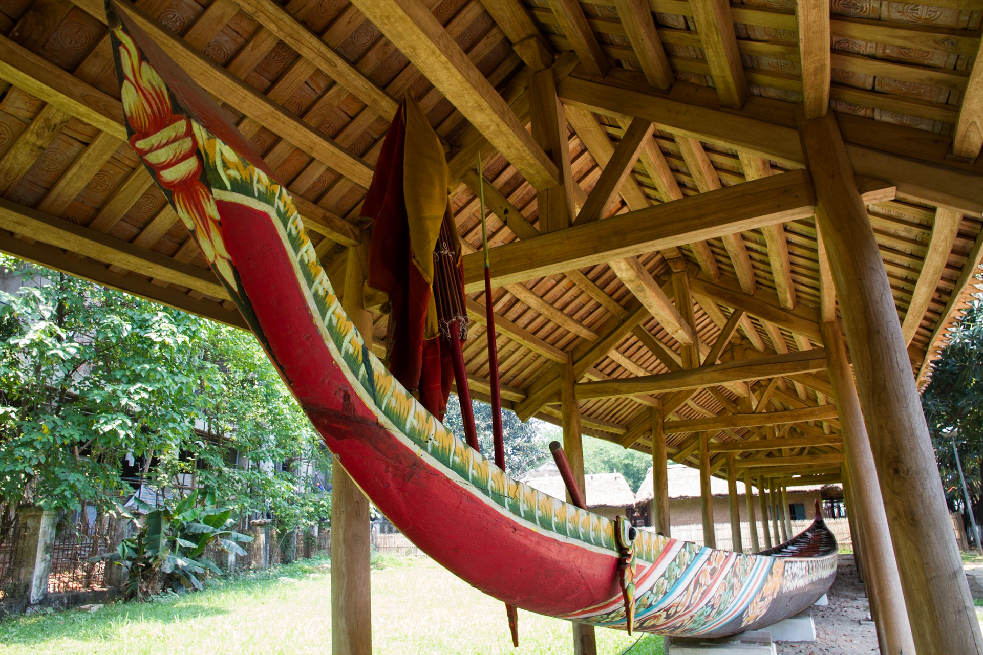 A racing boat, Museum of Ethnology