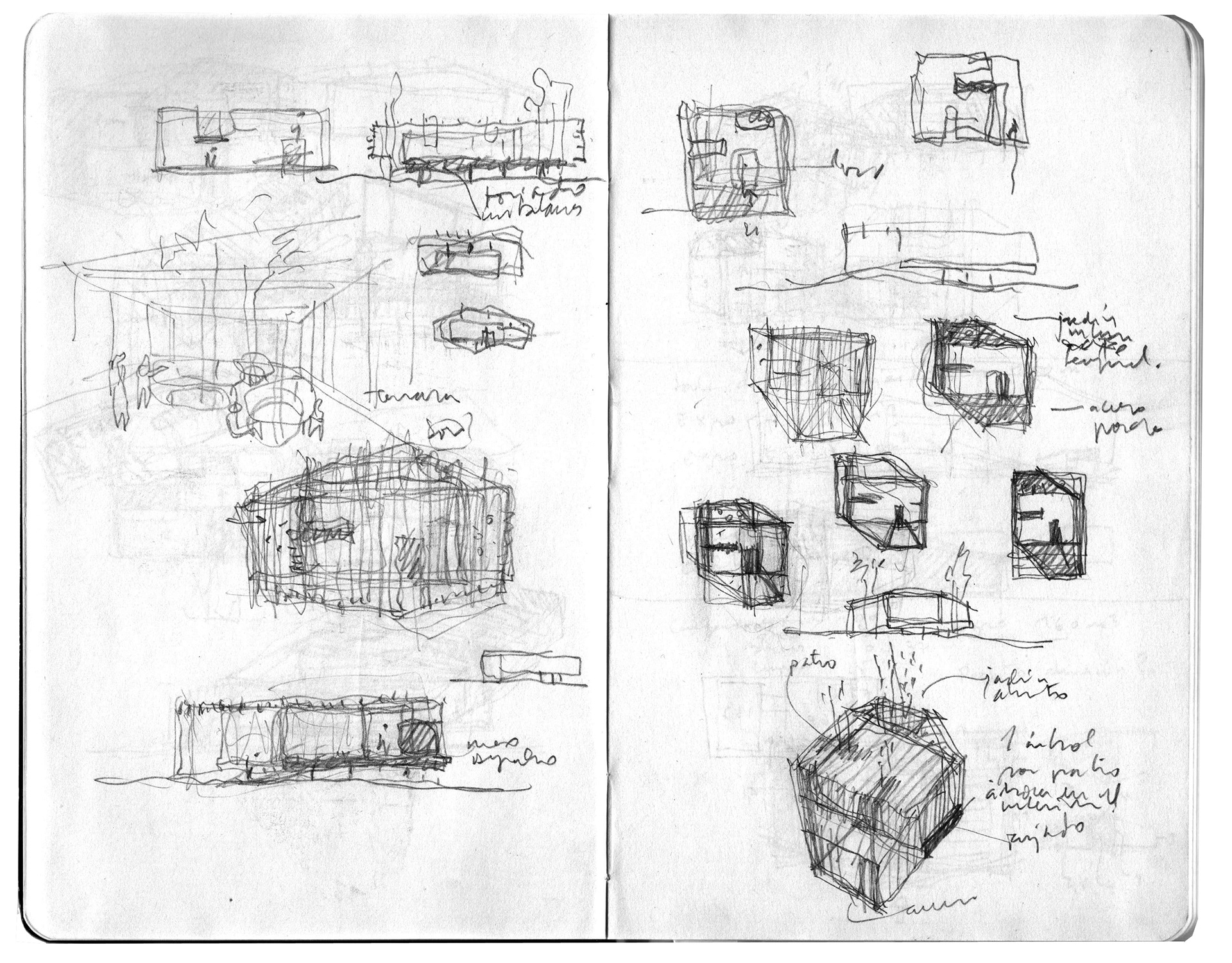 wood pavilion drawings