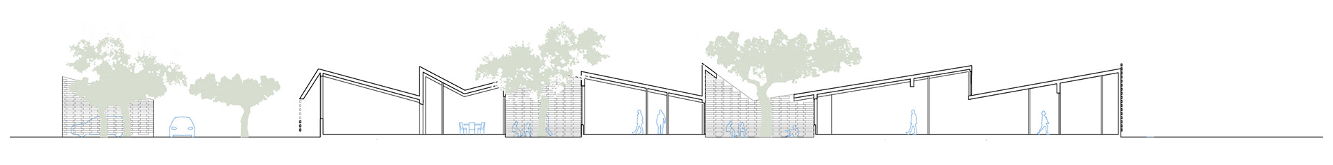 section drawings public building