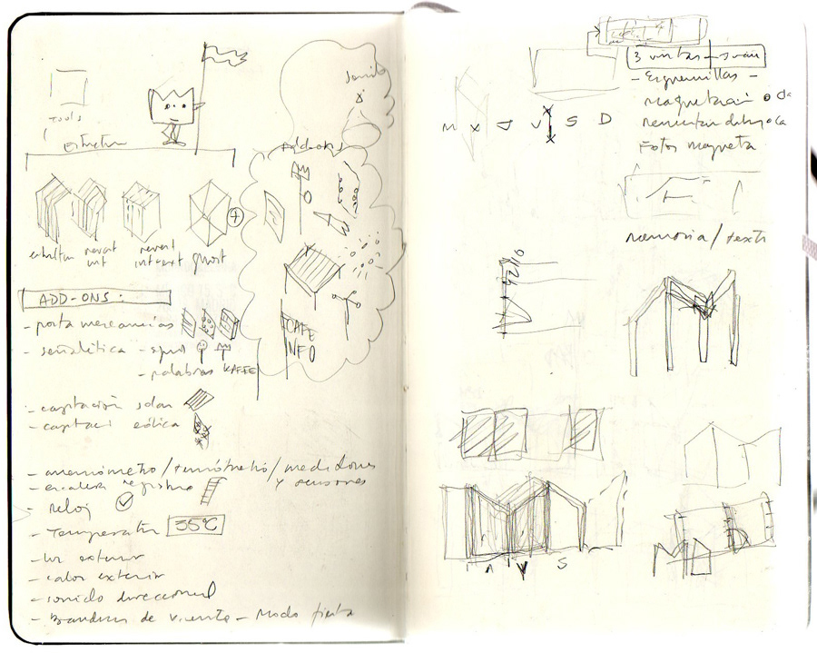 kiosk drawings and ideas