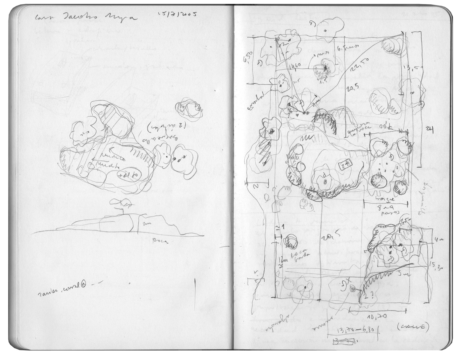 Moleskine Site Sketch