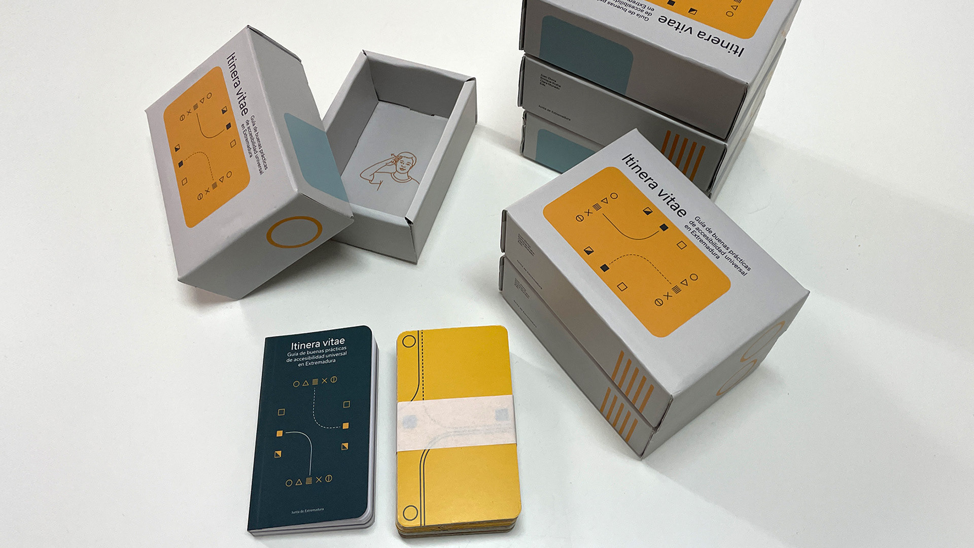 open boxes