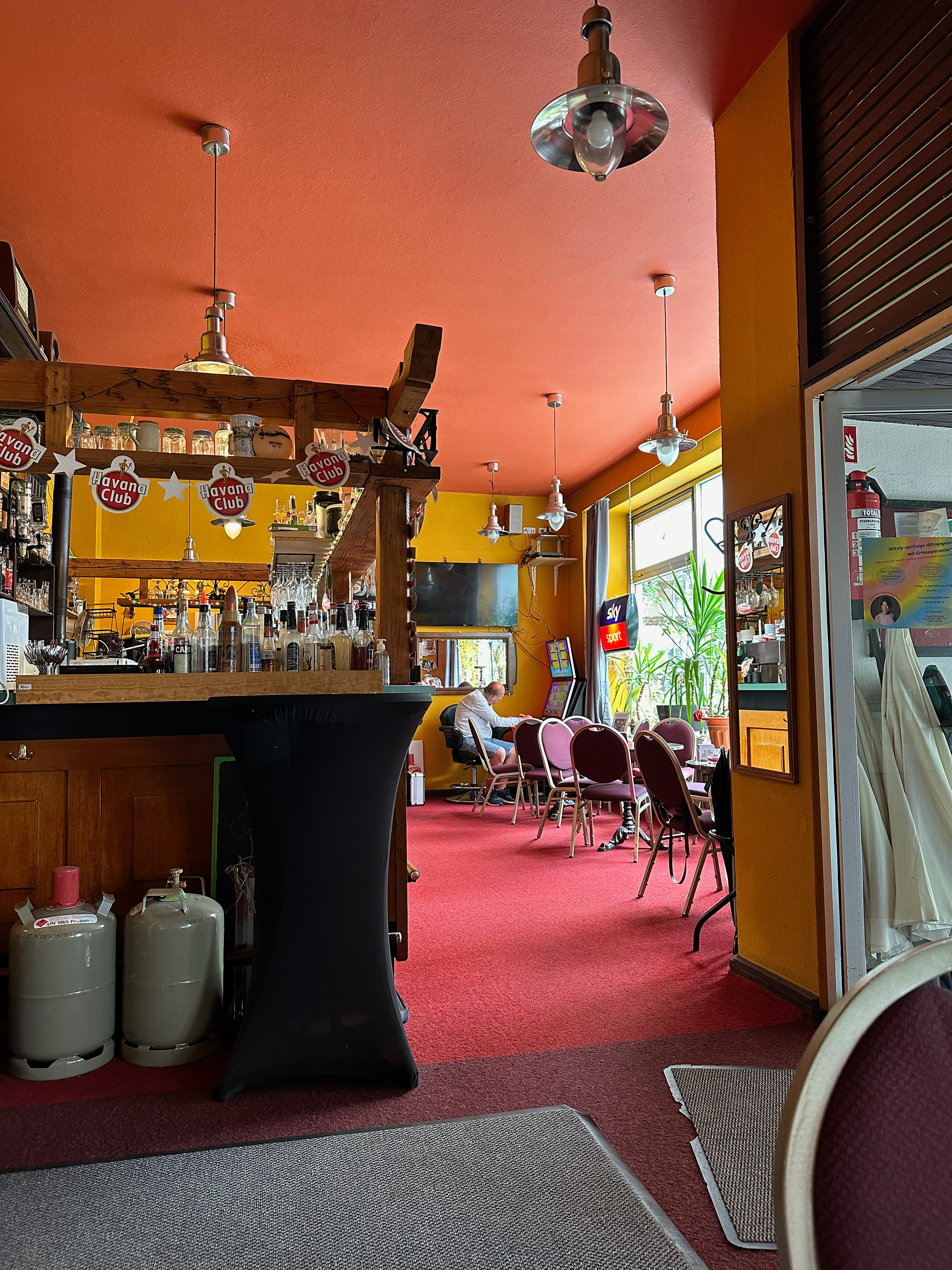 Een café in Siemensstadt