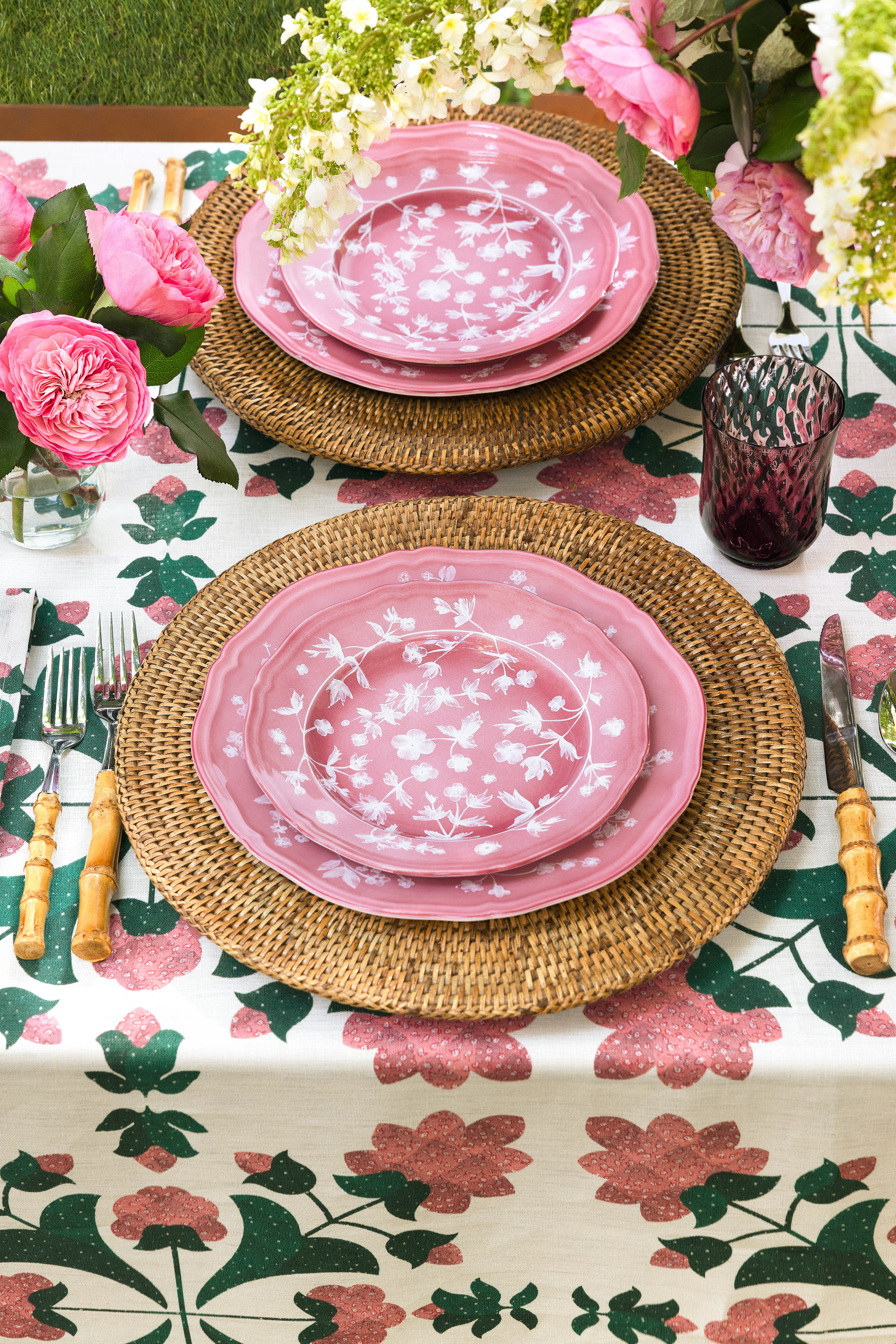 Kimberly Power Creative Cabana Garden Tablesetting, Photographed by Hayley Ellen Day