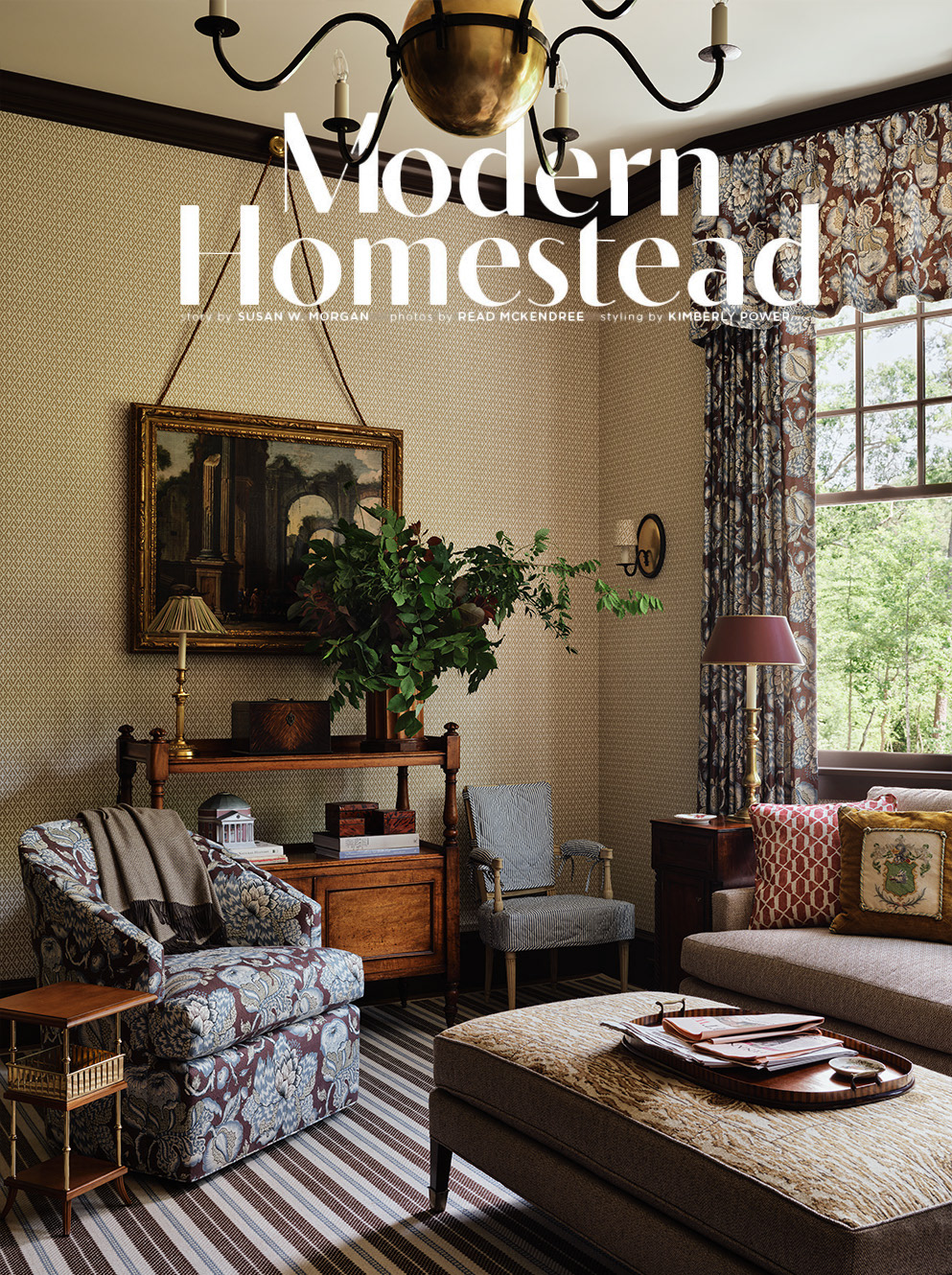 RHome September Issue Interior Design Charlotte Moss Photography Read McKendree Styling Kimberly Power