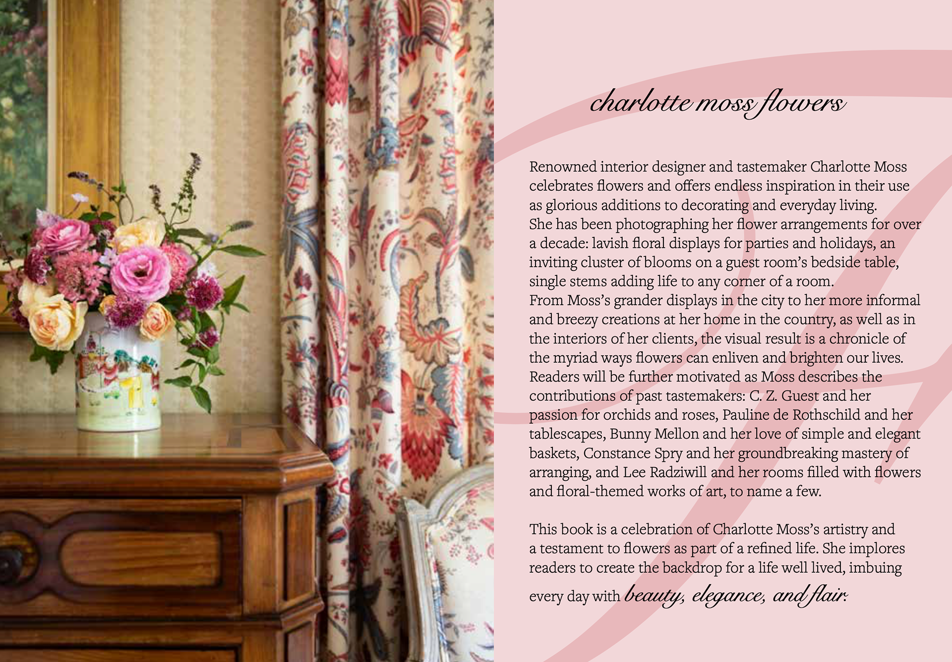 Charlotte Moss Flowers Marketing Brochure