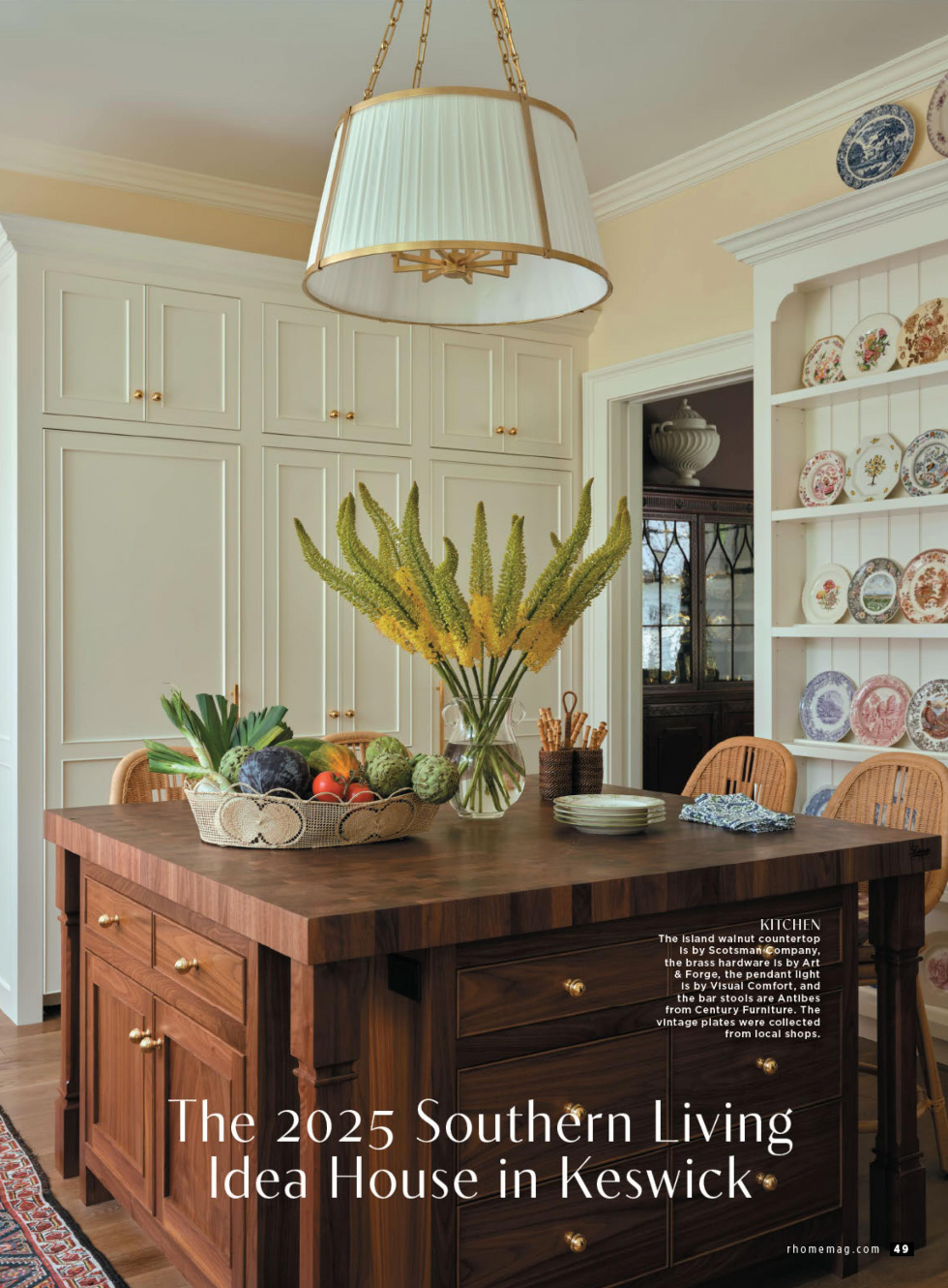 RHome September Issue Interior Design Charlotte Moss Photography Read McKendree Styling Kimberly Power
