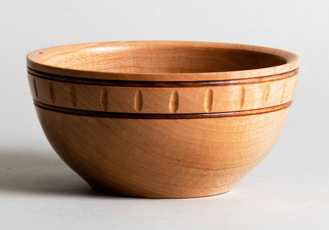 1563 Maple Bowl - 2.75x5.25"