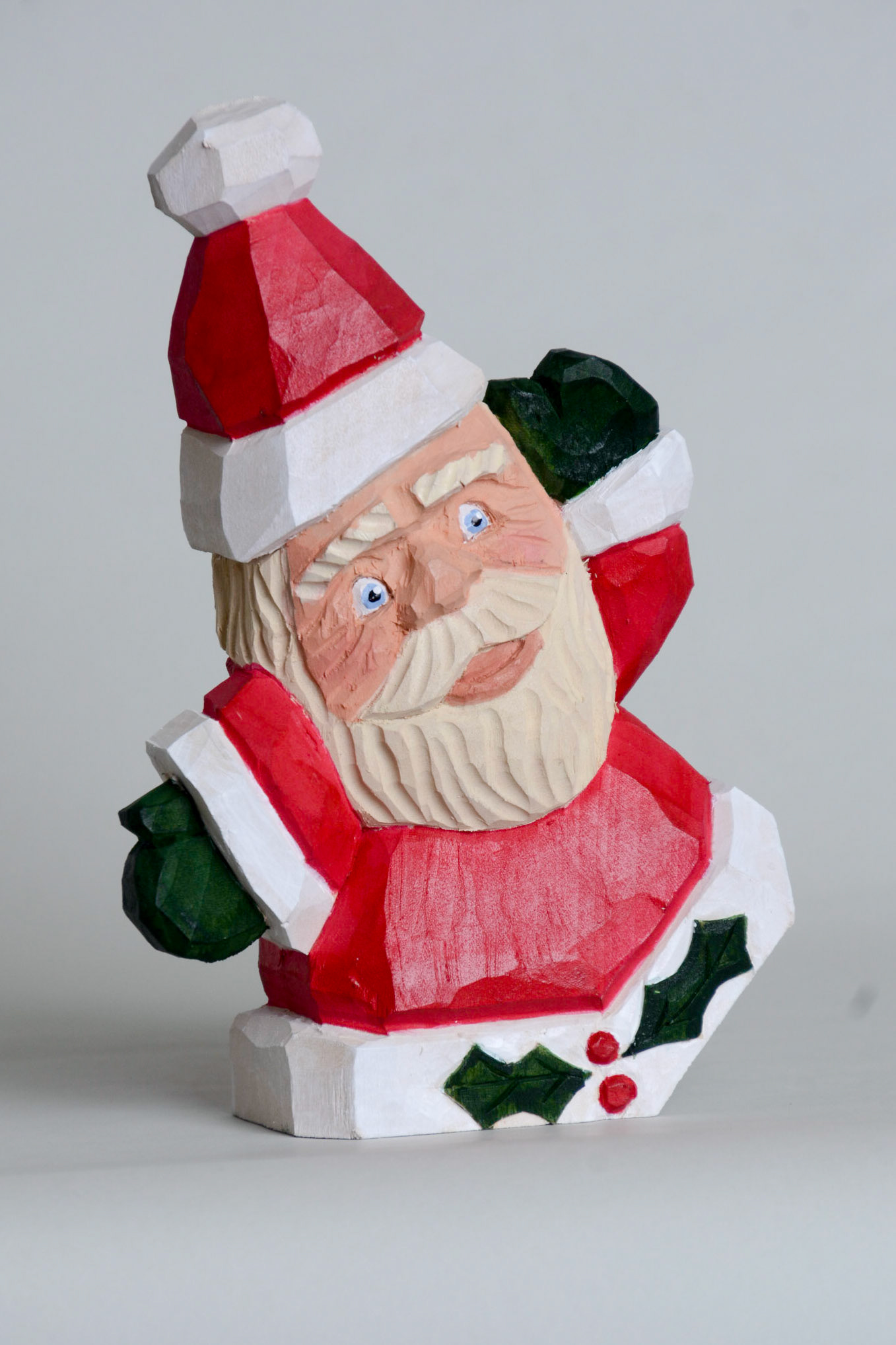 # 987 Flat Plane Dancing Santa - 6 inches tall - $90
