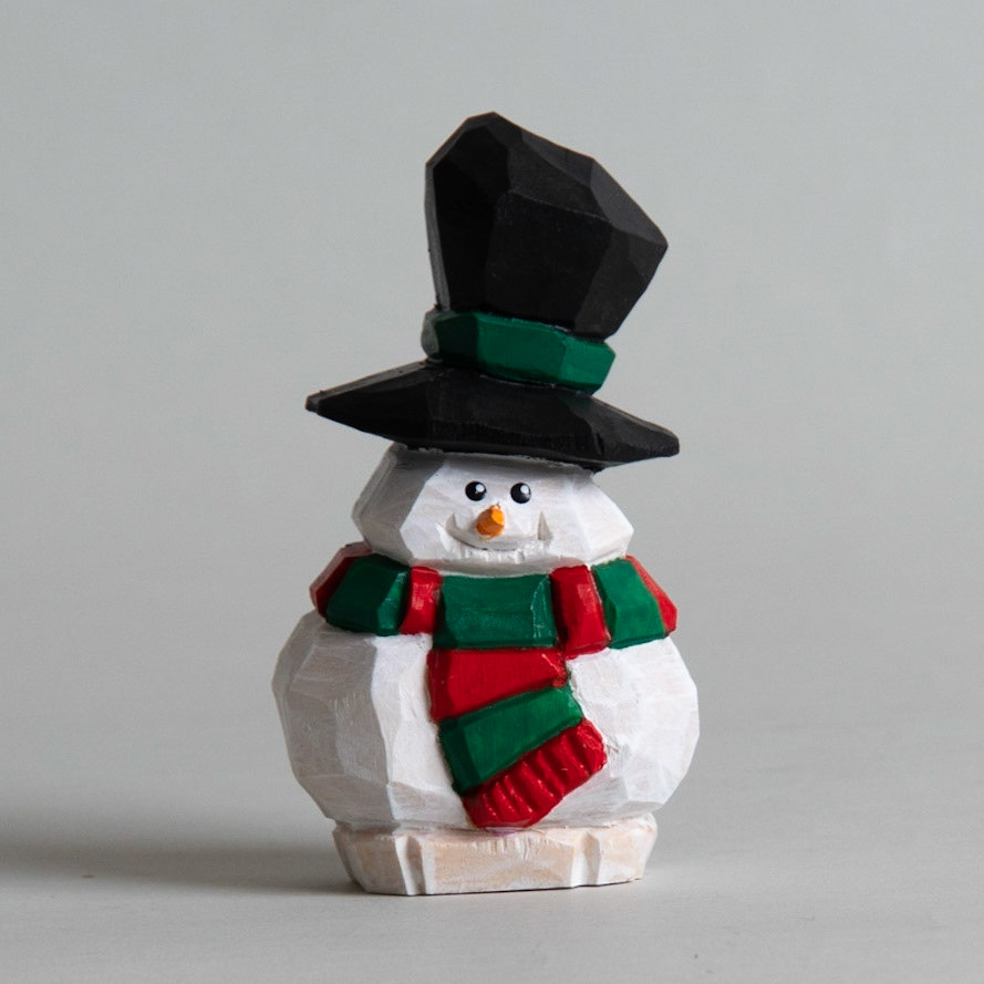 1560 - Flat Plane Snowman - 4.5"