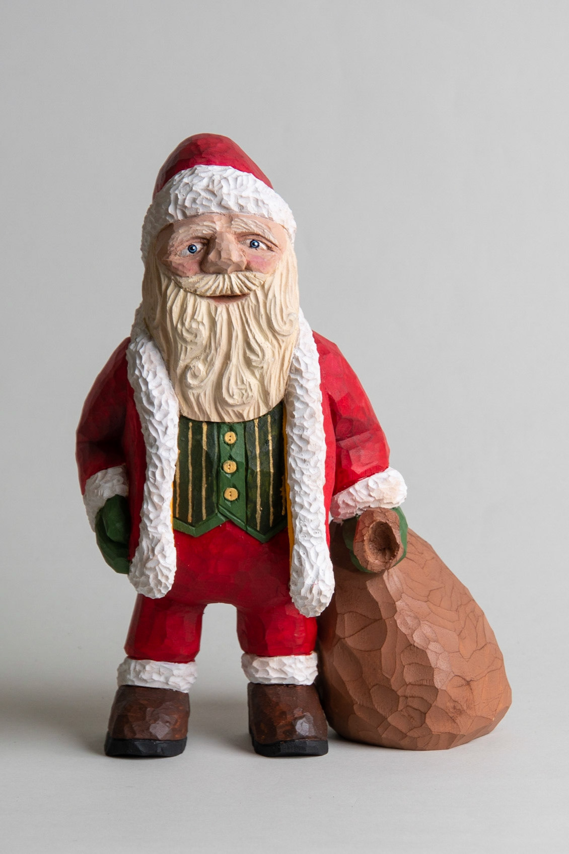 1469-Santa w/sack-9in-Sold