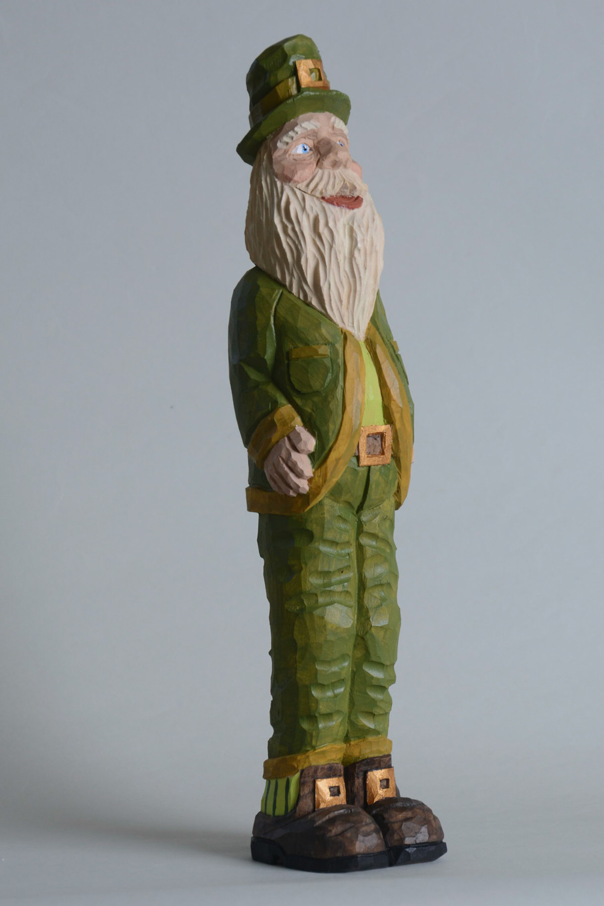 # 919 Skinny Irish Santa - 11 1/2 inches tall - $125