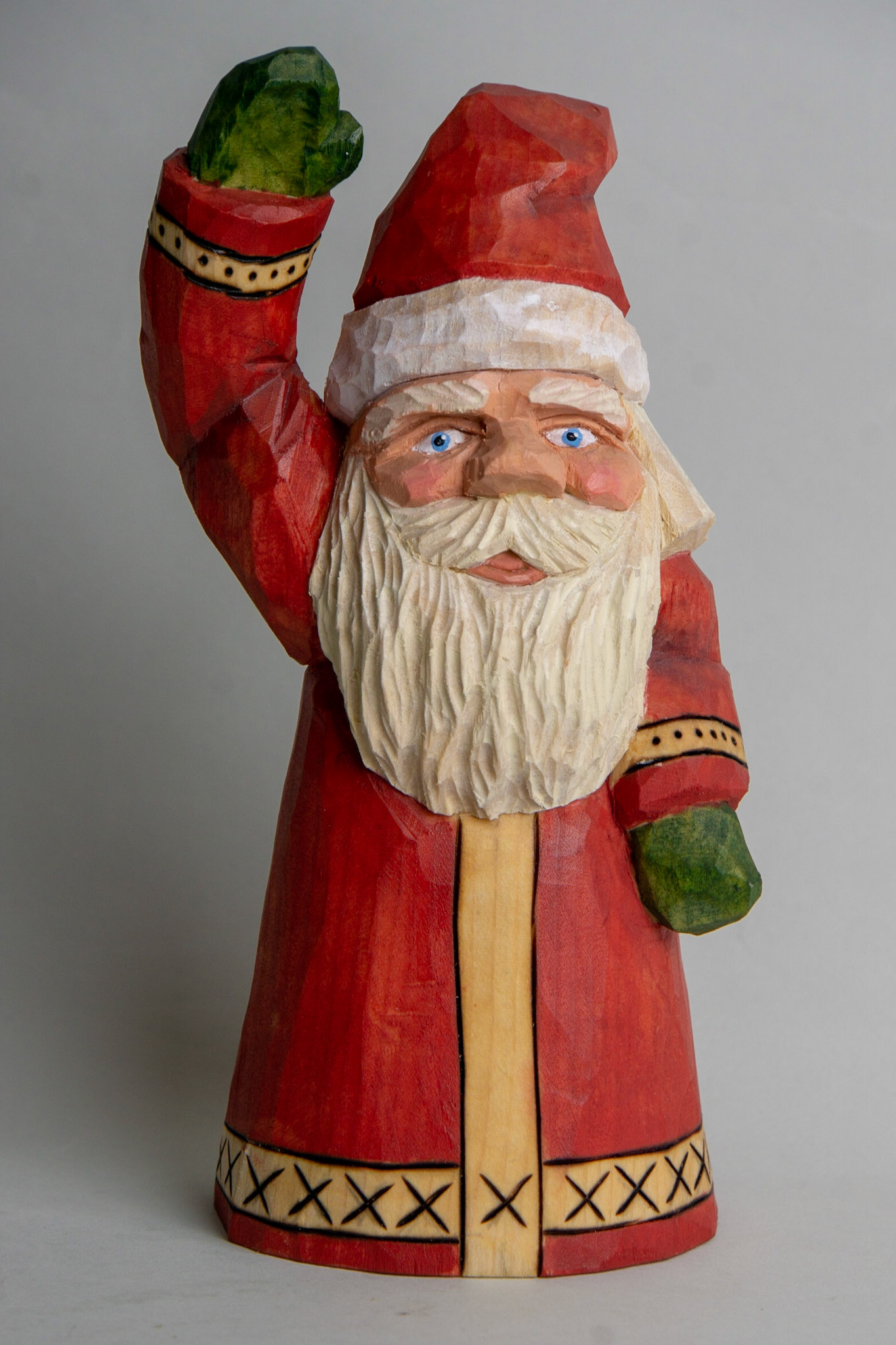 1052 Waving Santa -- 6 1/2 inches tall -- $100