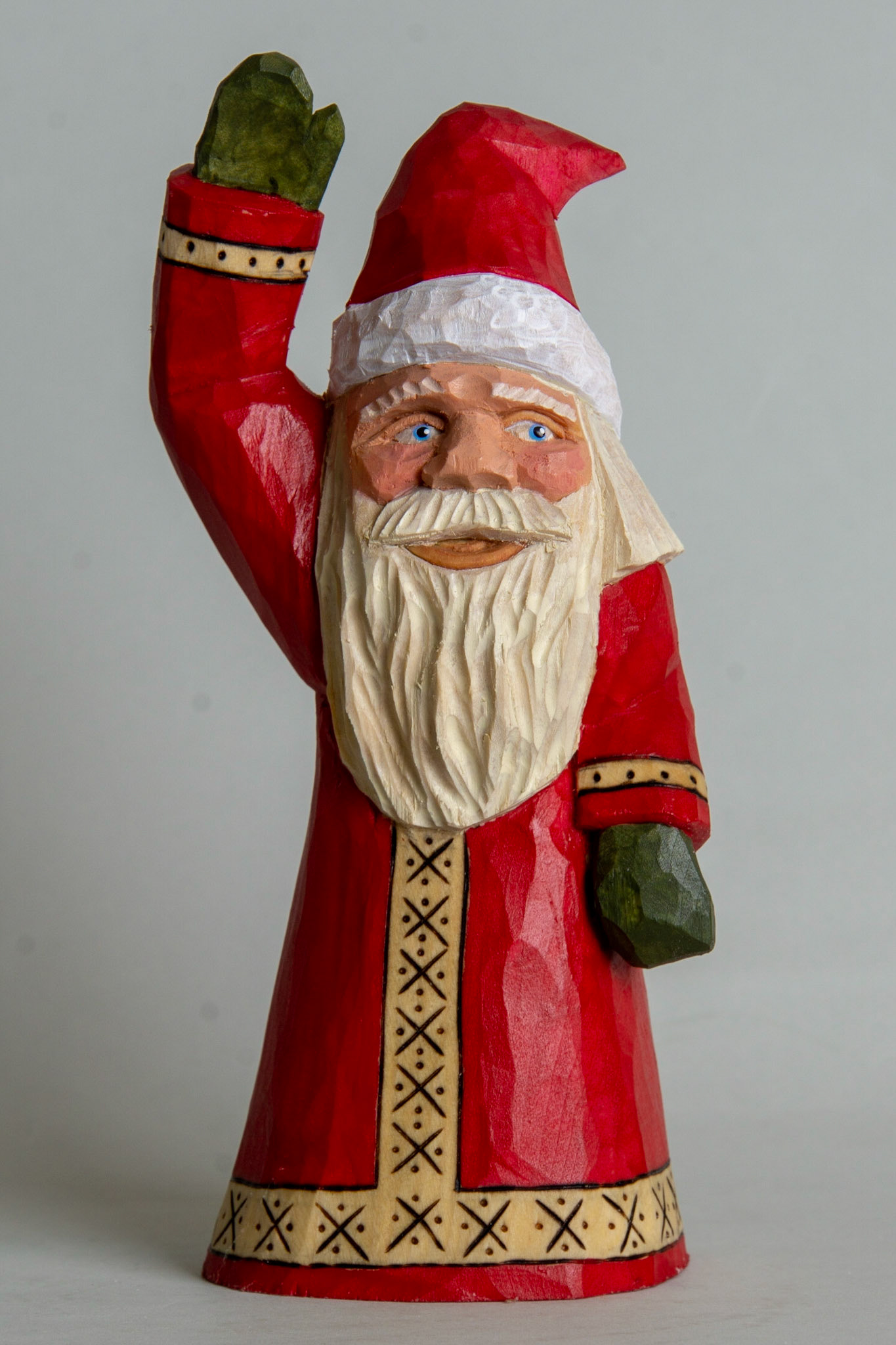 1092 Waving Santa -- 6 1/2 inches tall -- $100