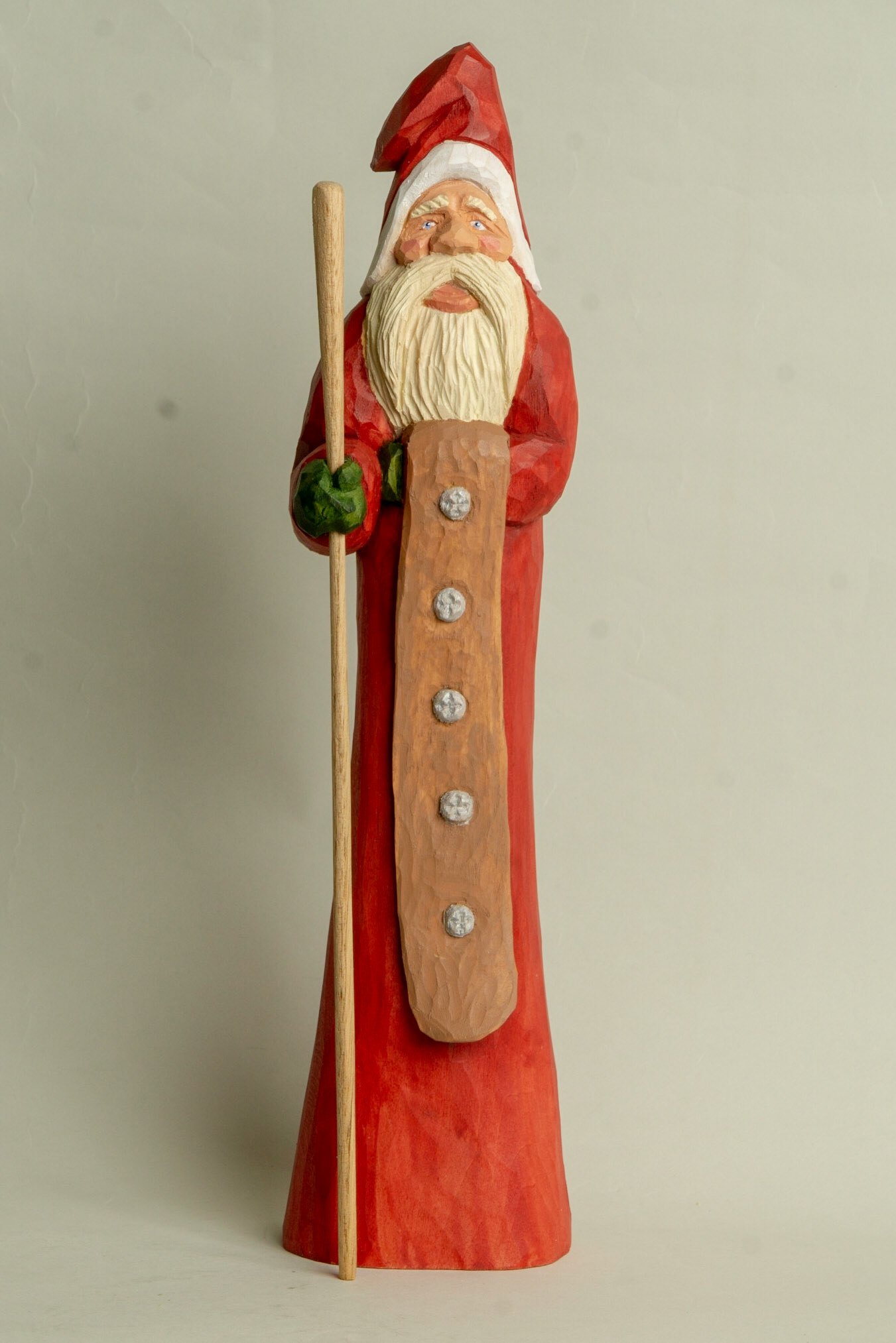 1061 Tall Santa with Bells -- 12 1/2 inches tall -- $125