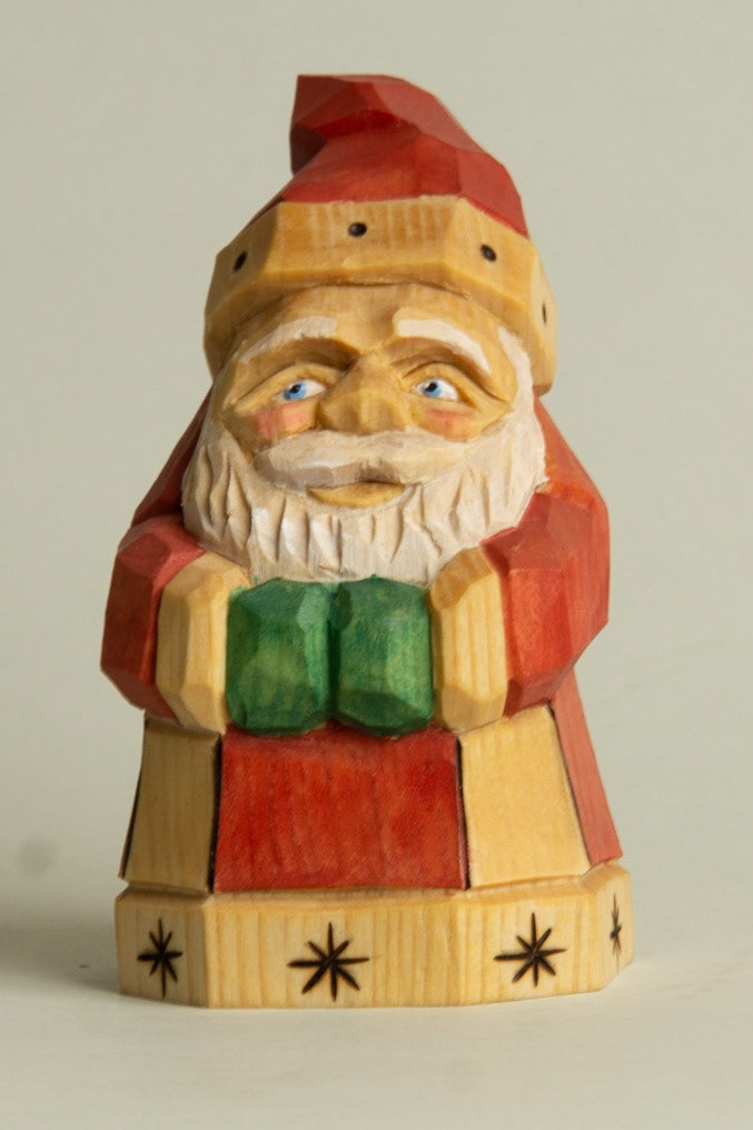 1110 Flat Plane Santa — 4 1/4 inches tall — $65