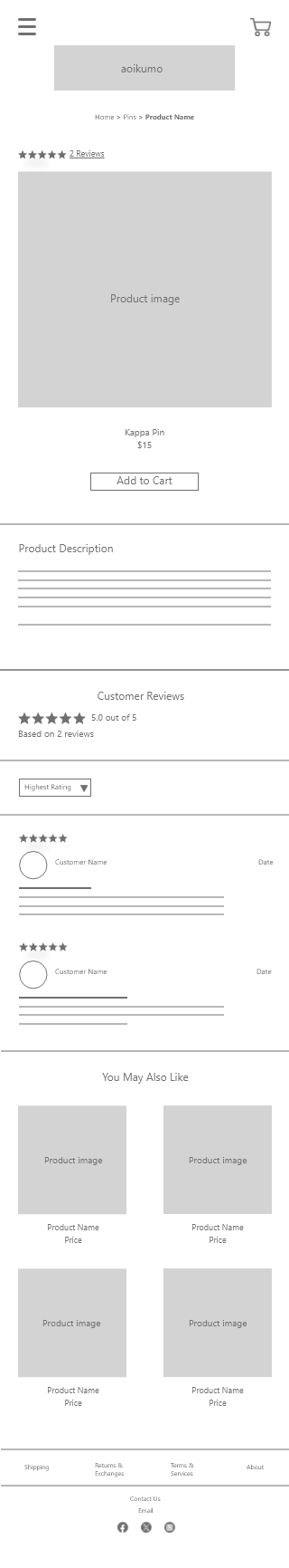 Product Page