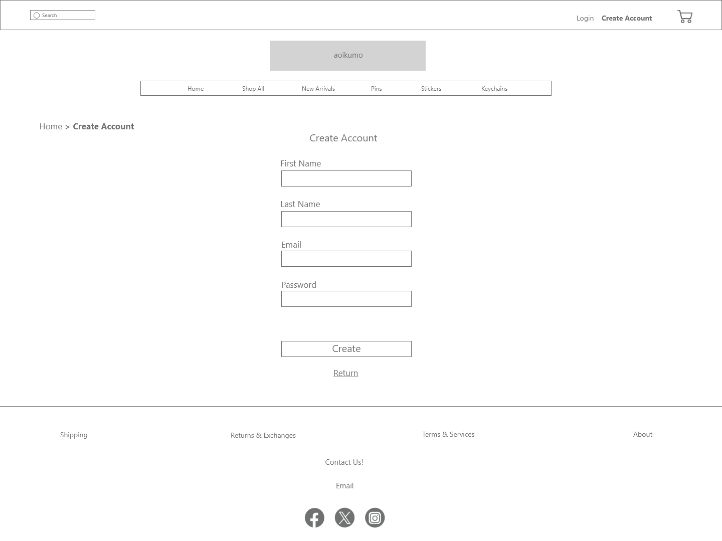 Create Account