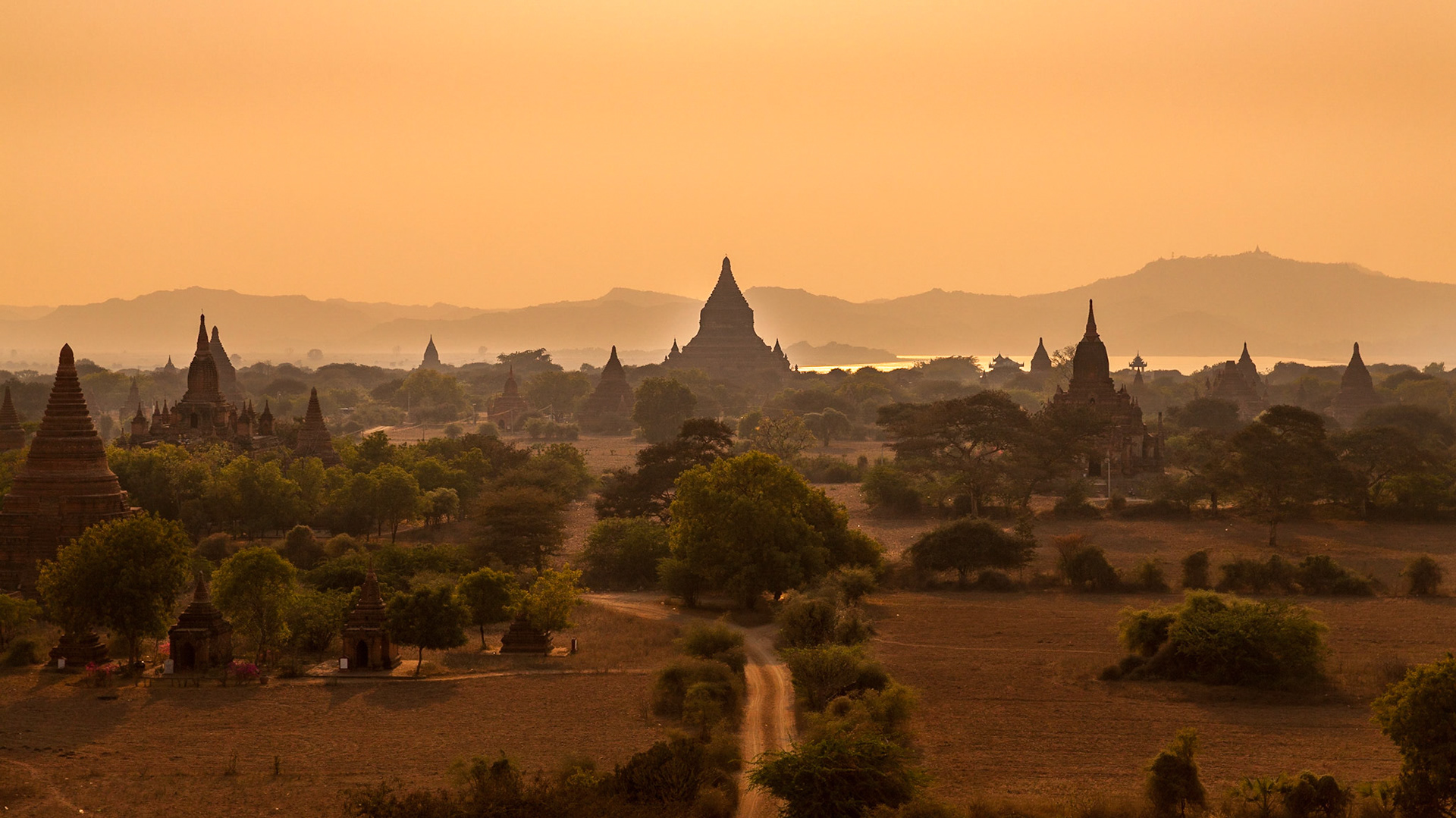 Ancient temples,  Bagan Myanmar