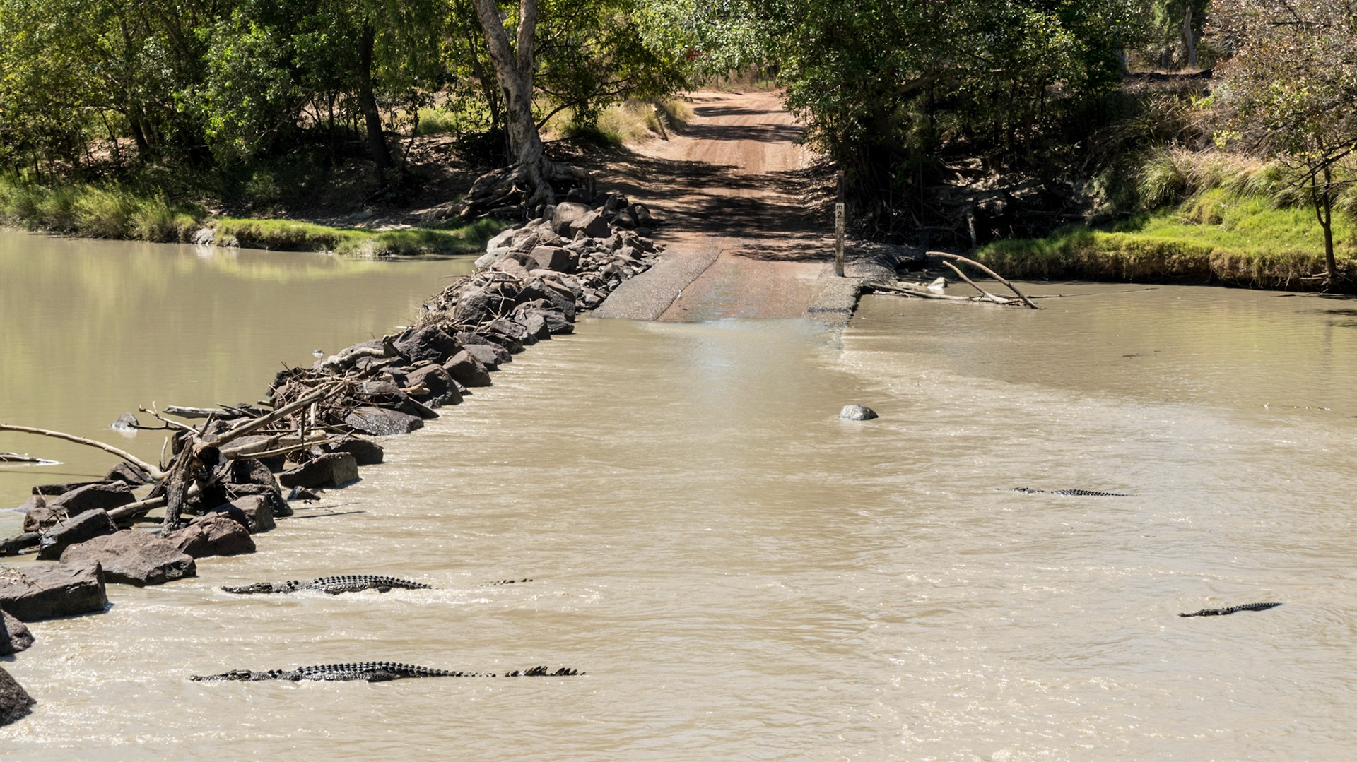 Cahill's Crossing into Central Arnhem Land is well guarded